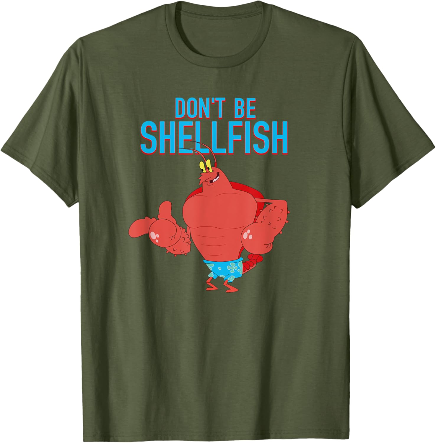 Mademark x SpongeBob SquarePants Larry the Lobster Don't Be Shellfish T-Shirt - 14
