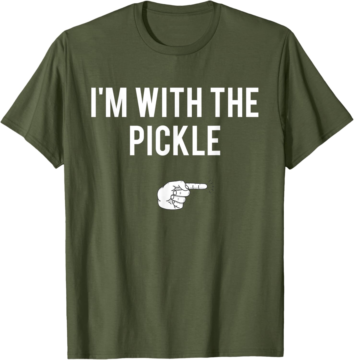 I'm With The Pickle Matching T-Shirt for Fun Halloween Costumes - 10