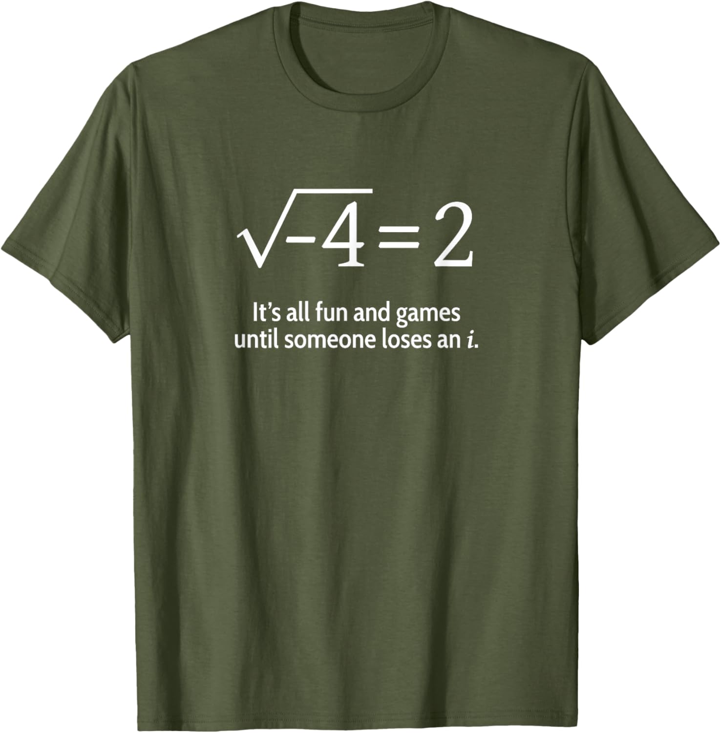 Funny Math T-Shirt Someone Loses An i Short Sleeve for Math Lovers - 22