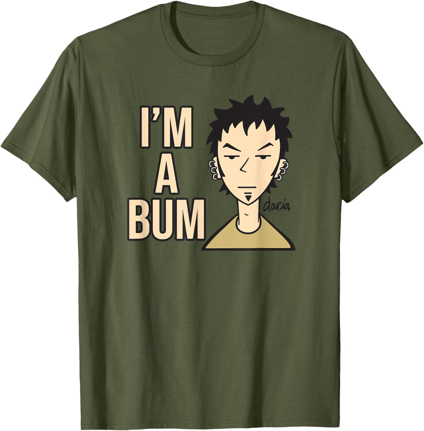 Mademark x Daria Trent Lane I'm a Bum T-Shirt for Casual Style Lovers - 5