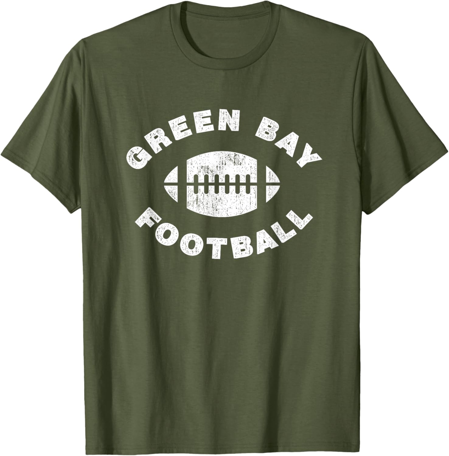 Green Bay Retro Vintage Distressed Football T-Shirt for Sports Fans - 18