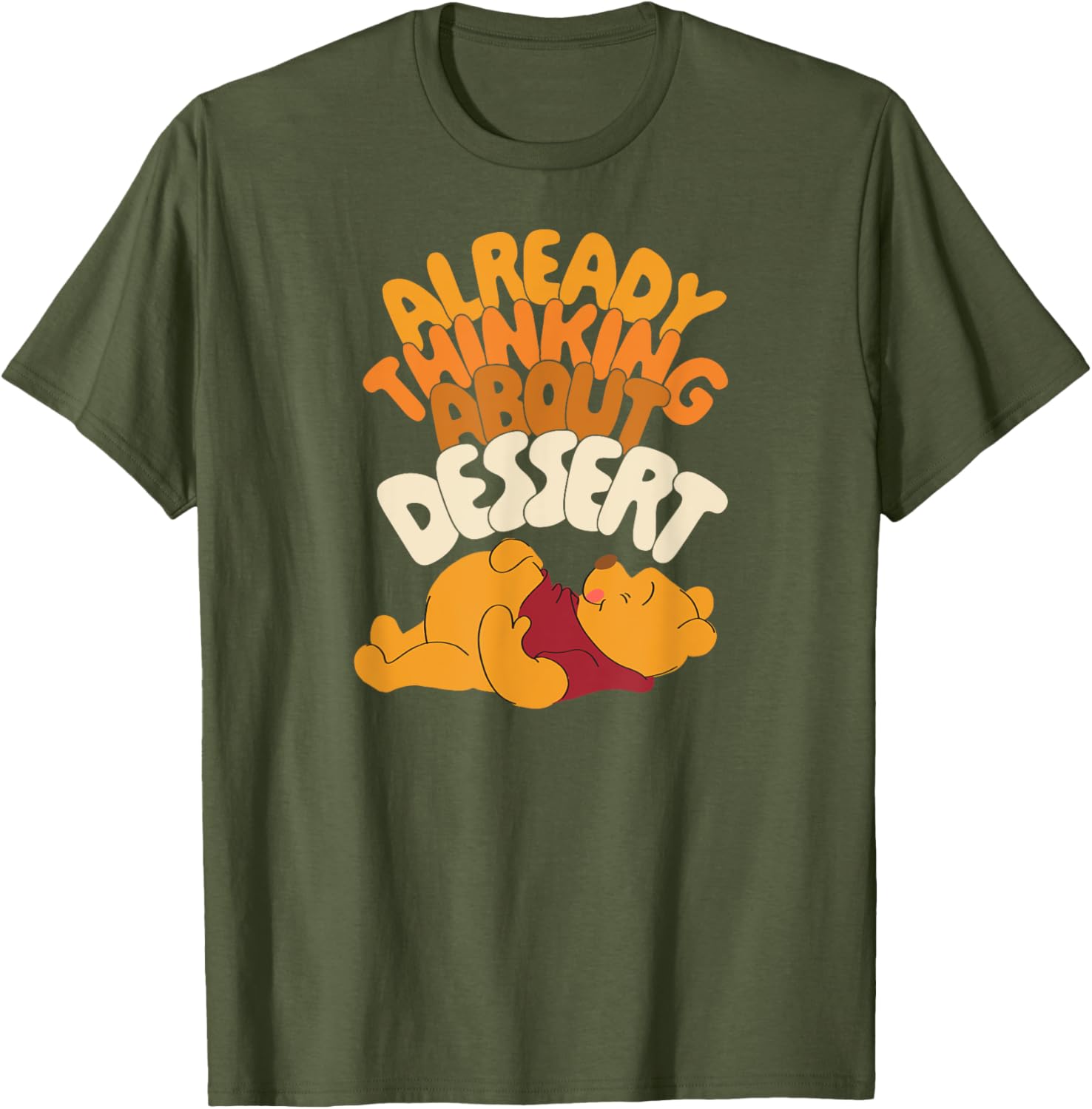 Winnie the Pooh Thanksgiving Dessert T-Shirt for Cozy Family Gatherings - 2