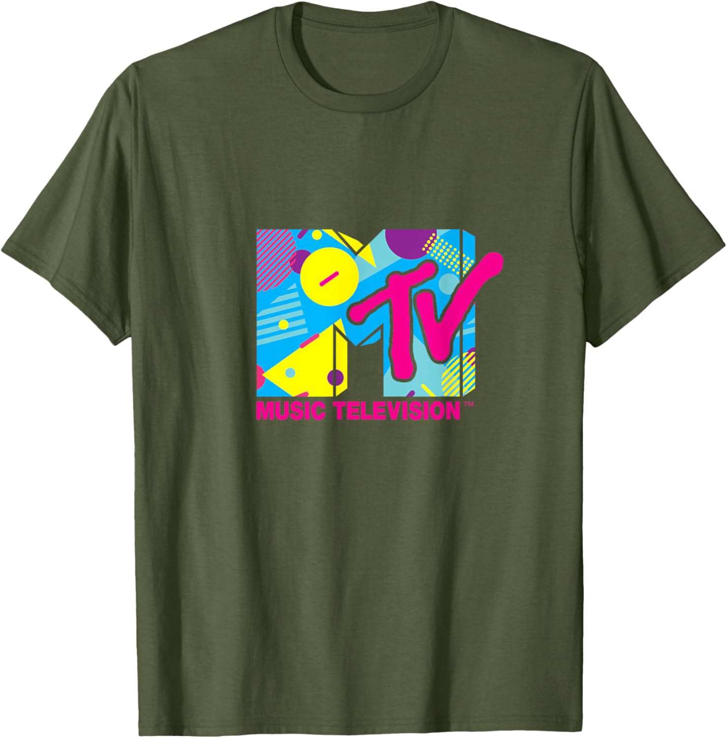 Mademark x MTV 1980s Spring Break Retro Logo T-Shirt Casual Wear - 19