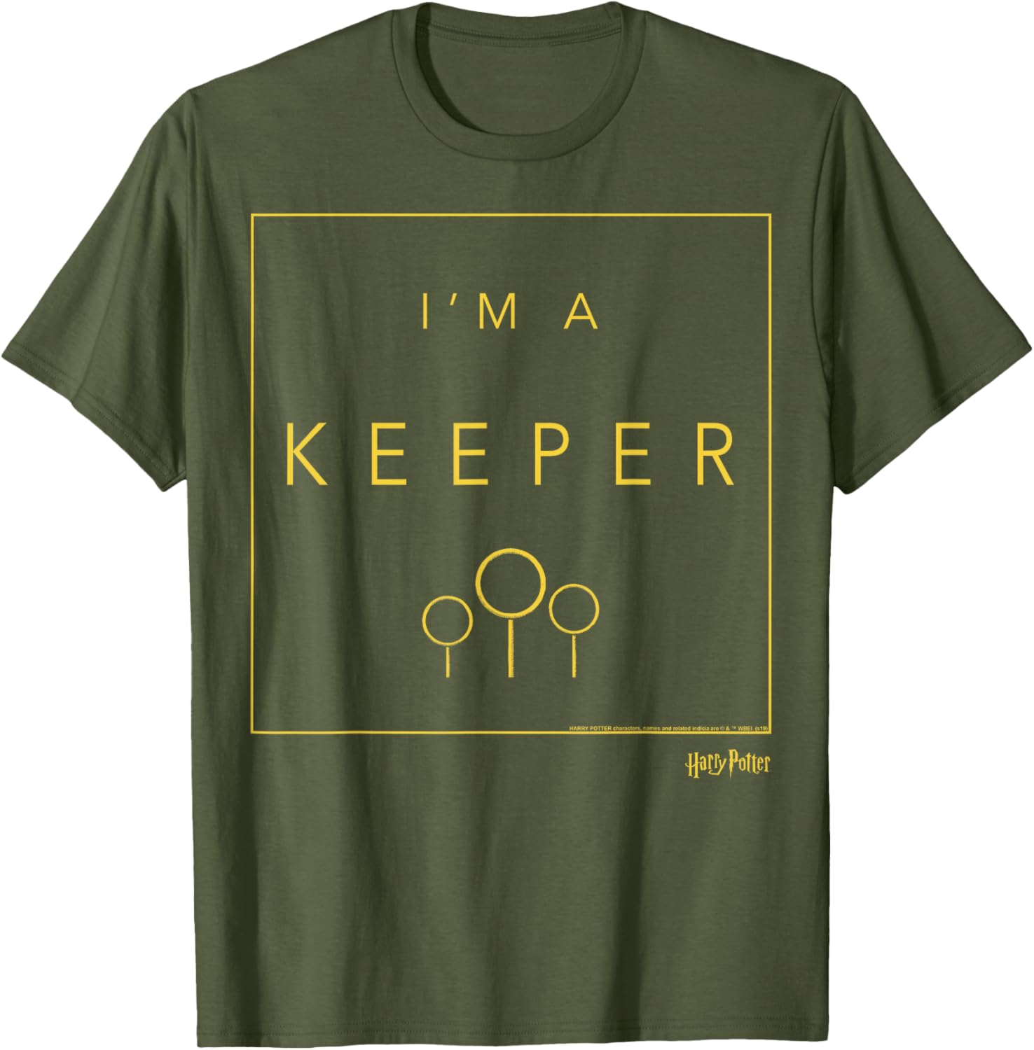 Harry Potter Quidditch I'm A Keeper T-Shirt for Fans and Players - 1