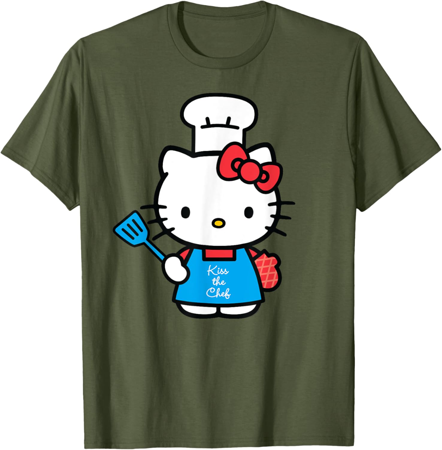 Hello Kitty Kiss the Chef T-Shirt Cute and Fun Cooking Apparel - 3