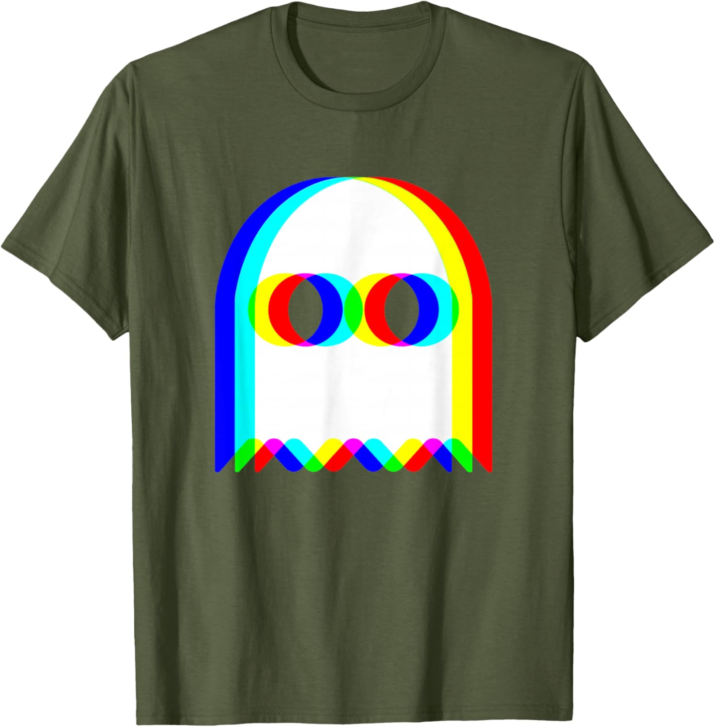 Funny Trippy Ghost Halloween T-Shirt for EDM Rave Party Fun - 22