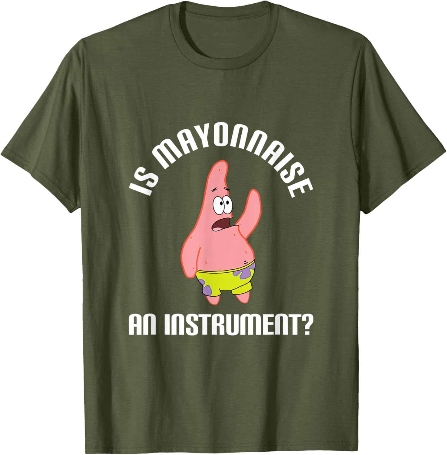 Mademark SpongeBob SquarePants Mayonnaise Instrument T-Shirt for Fans - 12