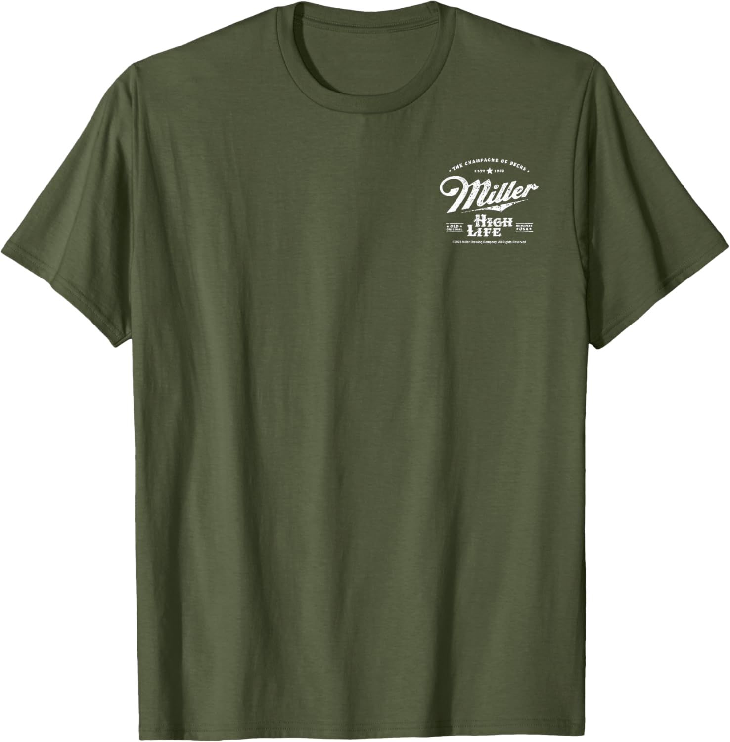 Coors Miller High Life Champagne of Beers T-Shirt for Beer Lovers - 3