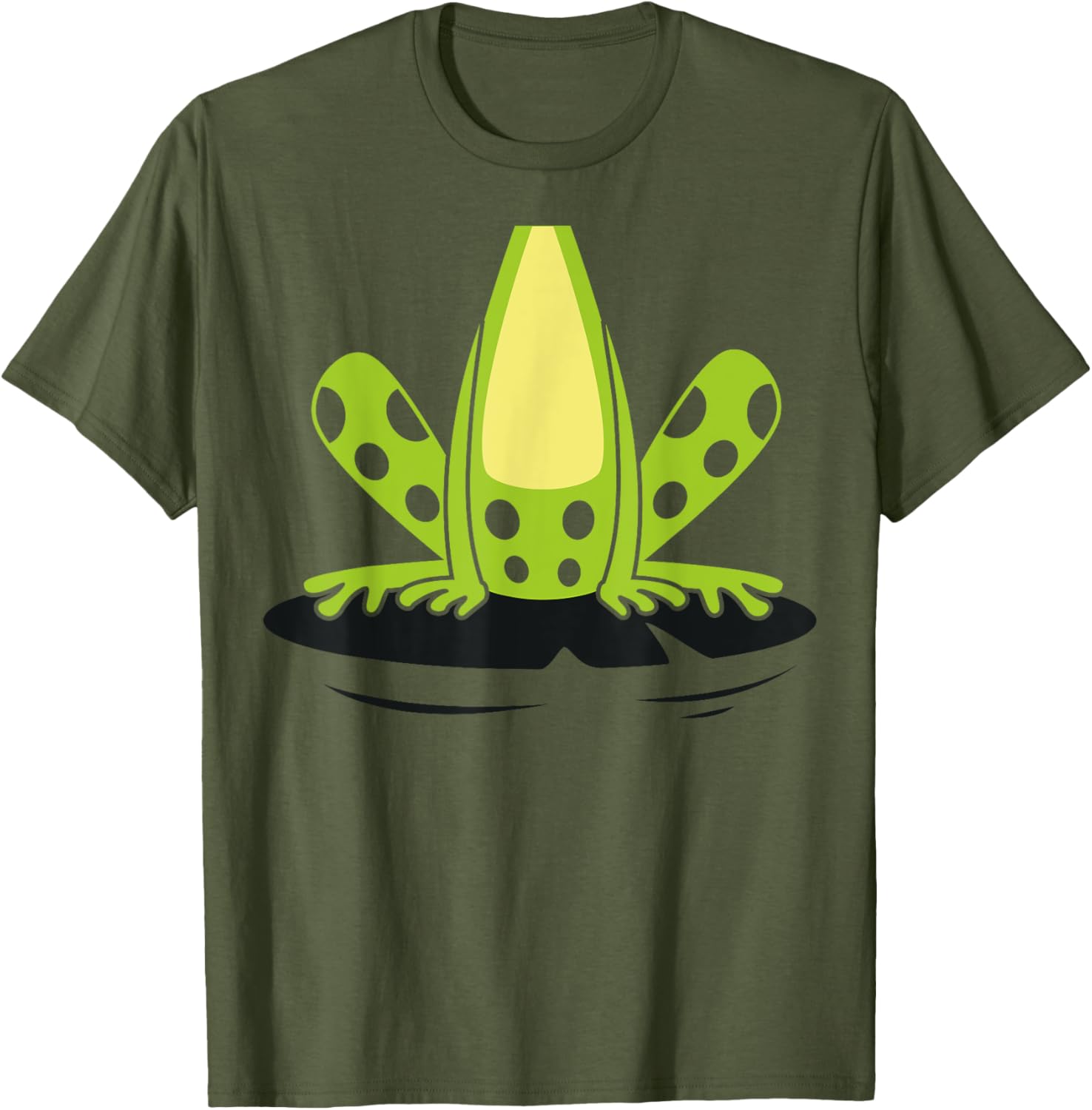 Cute Frog Body Costume T-Shirt for Halloween Gift - Easy Reptile Apparel - 12