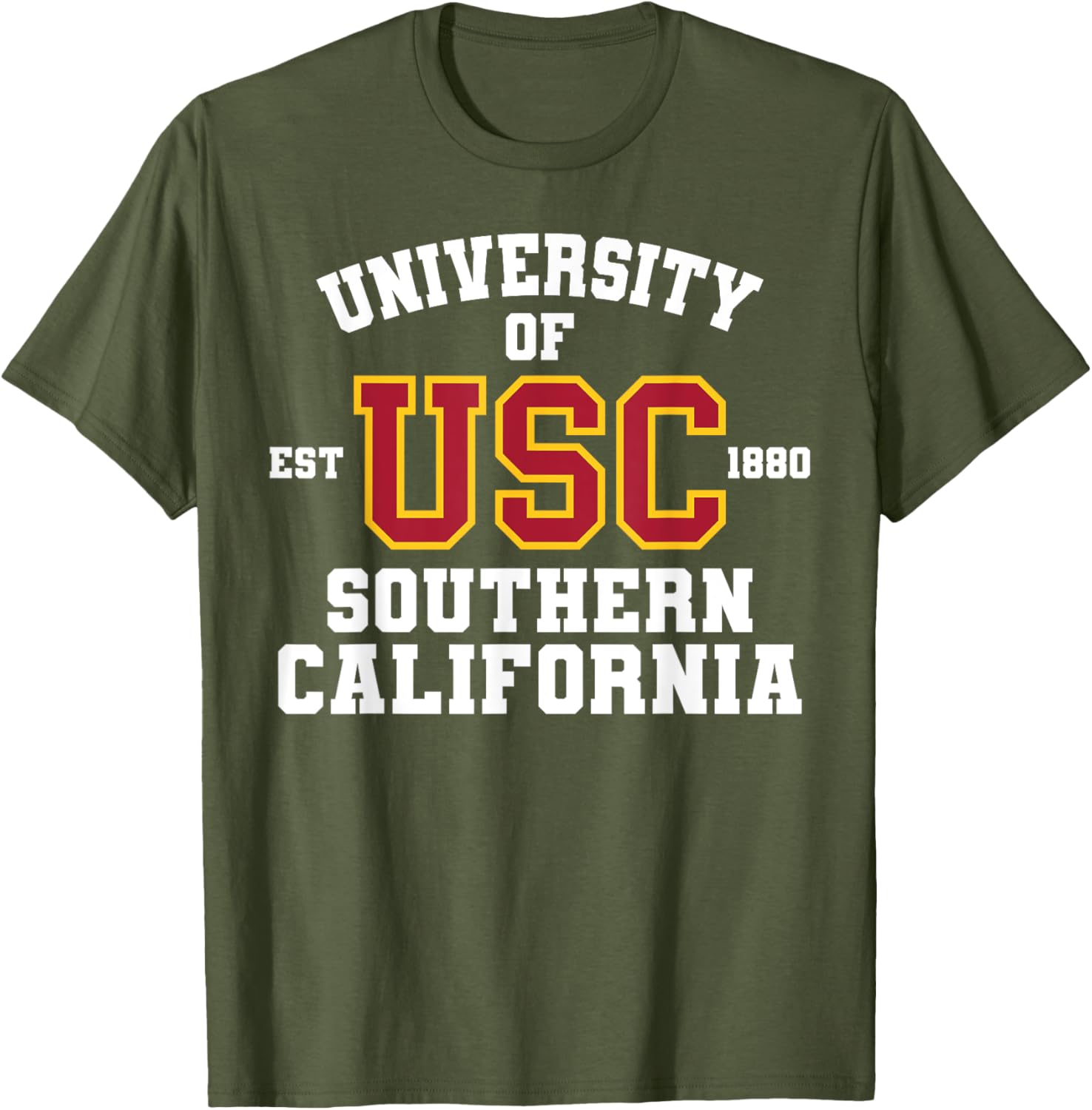 USC Established 1880 University of Southern California T-Shirt for Fans - 5
