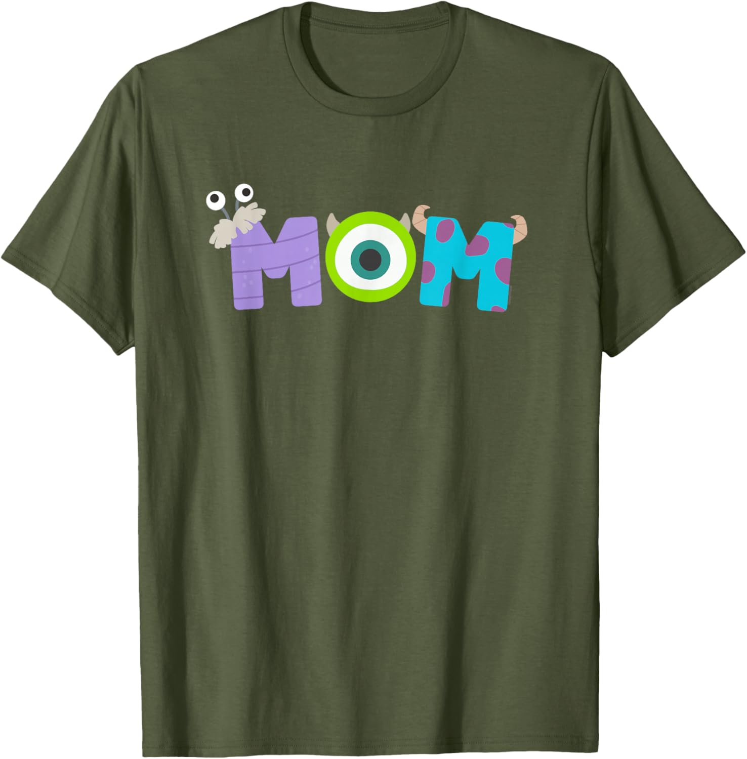 Monsters Inc Mom T-Shirt for Mother's Day Birthday Gift Clothing - 11