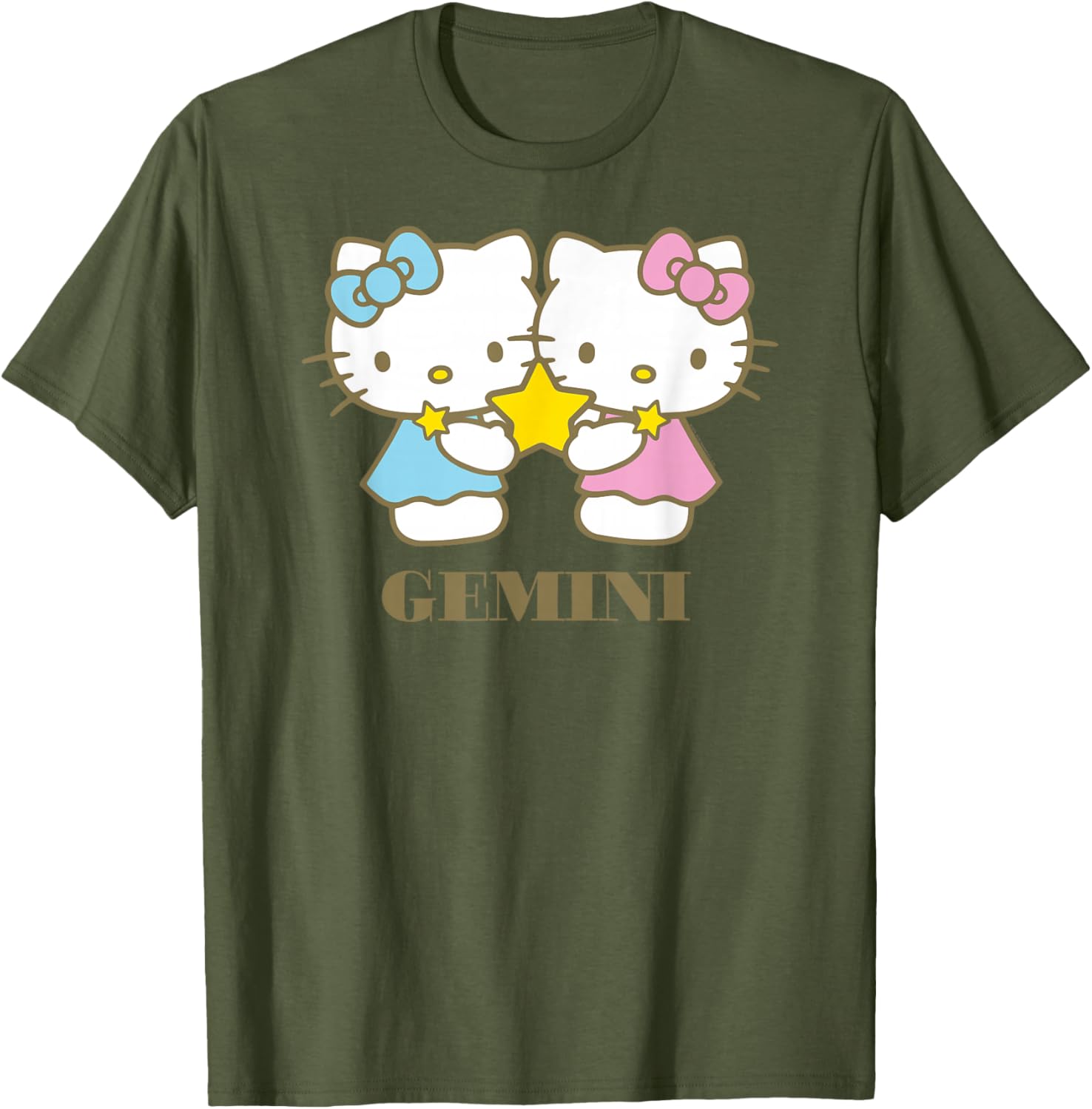Hello Kitty Gemini T-Shirt for Zodiac Fans - Cute and Stylish Apparel - 19