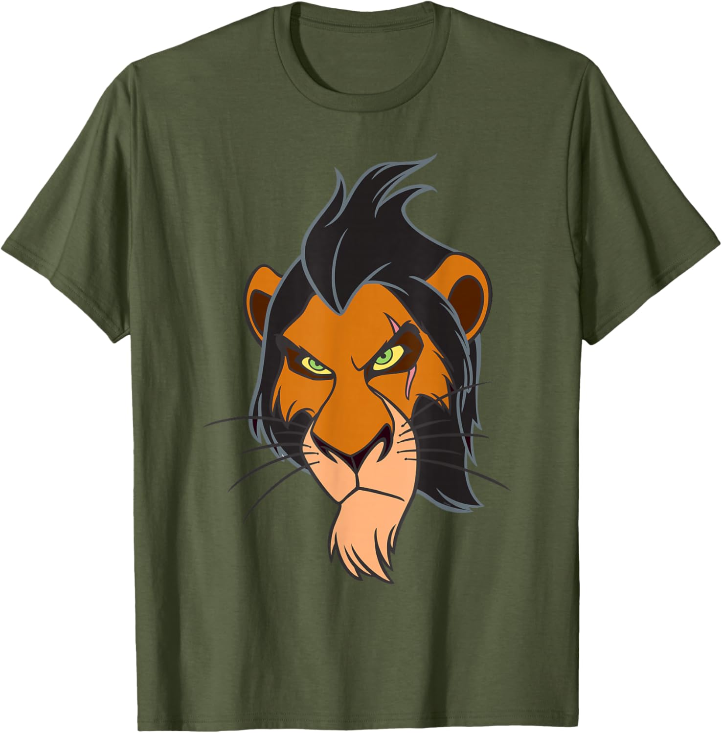 Disney Scar Big Face Costume T-Shirt for Lion King Fans - 4