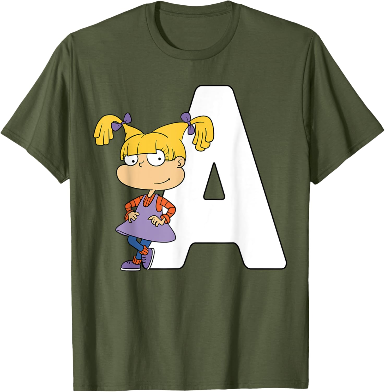 Mademark x Rugrats Angelica Pickles The Girl with an A T-Shirt for Fans - 18