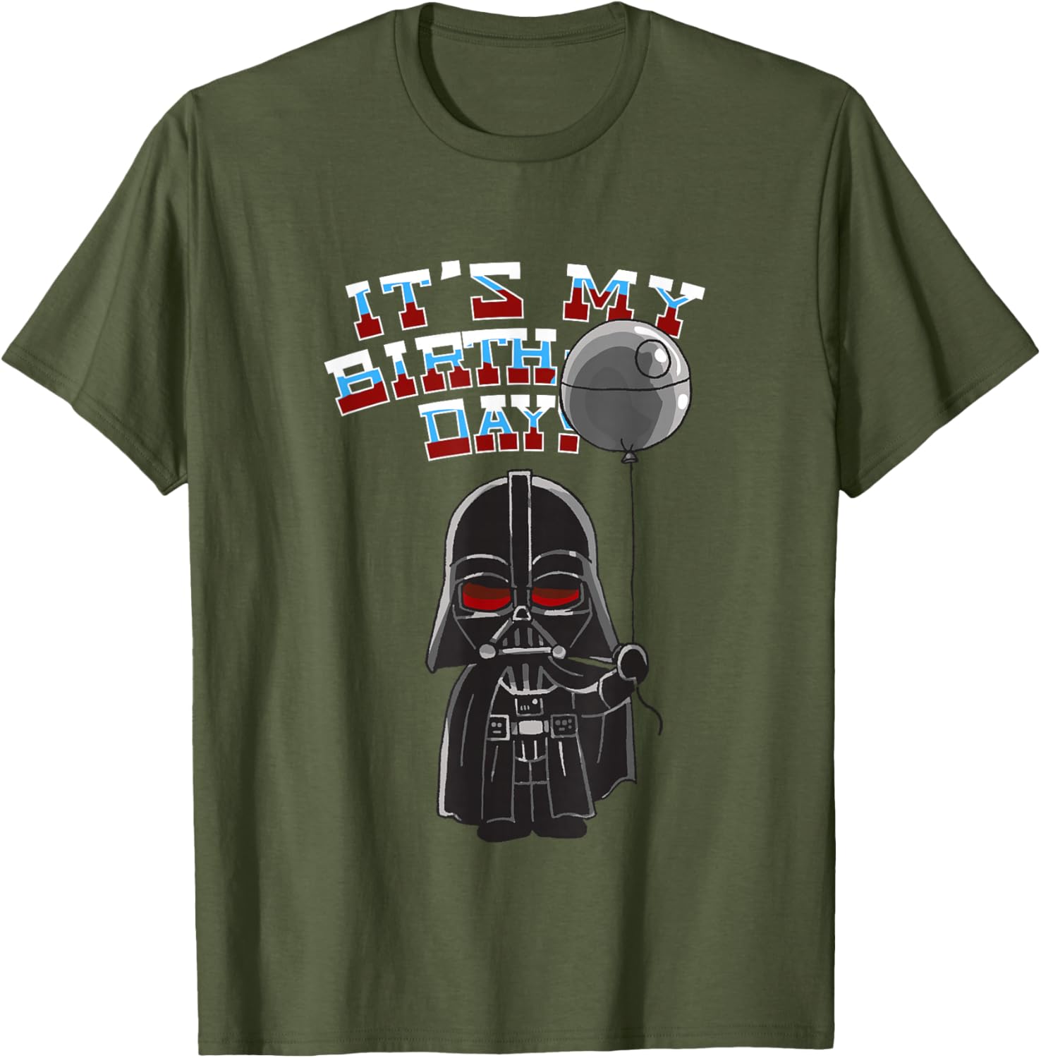 Darth Vader Balloon Boy Birthday T-Shirt for Star Wars Fans - 9