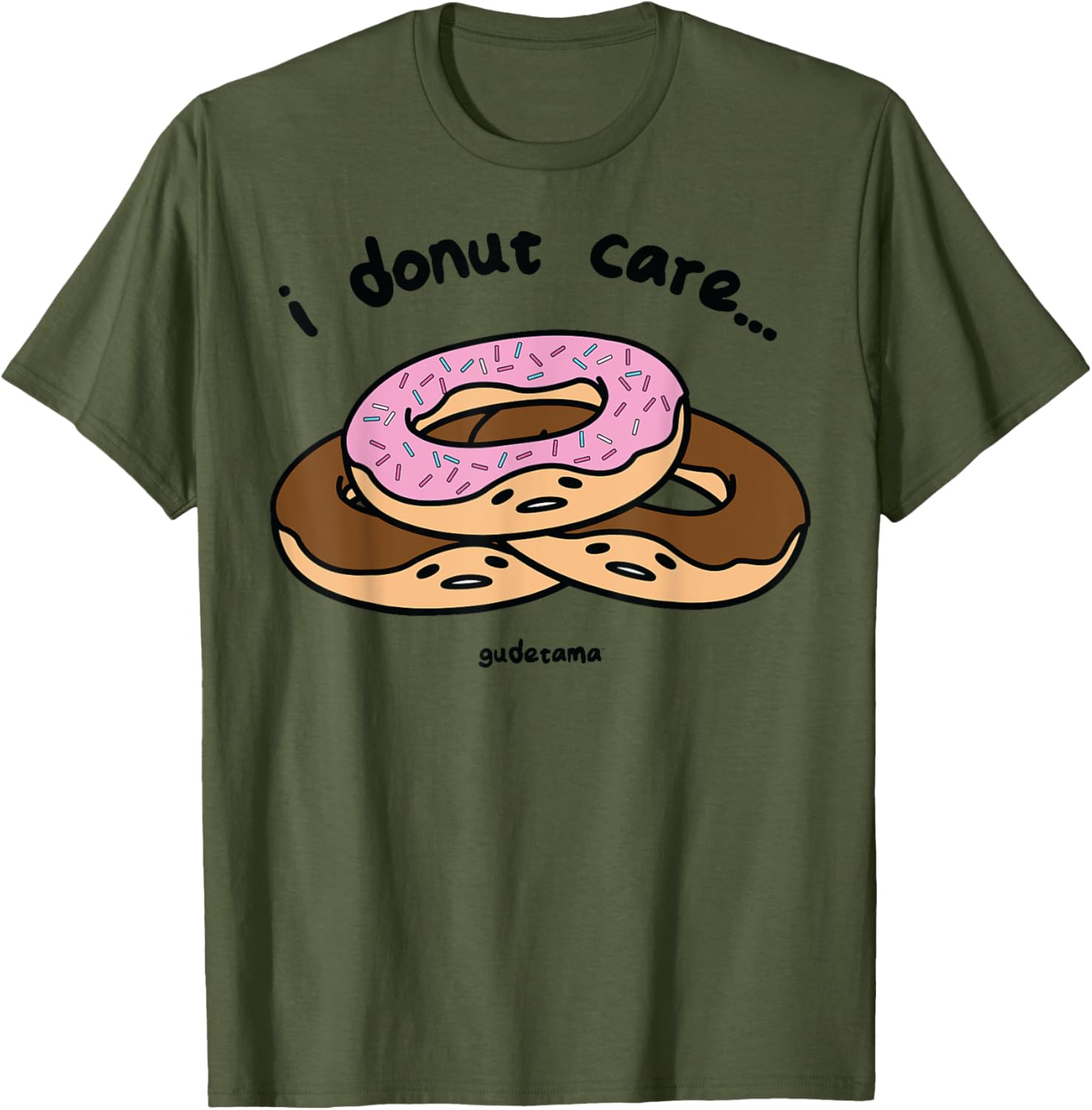 Gudetama I Donut Care T-Shirt Fun and Casual Wear for Egg Lovers - 2