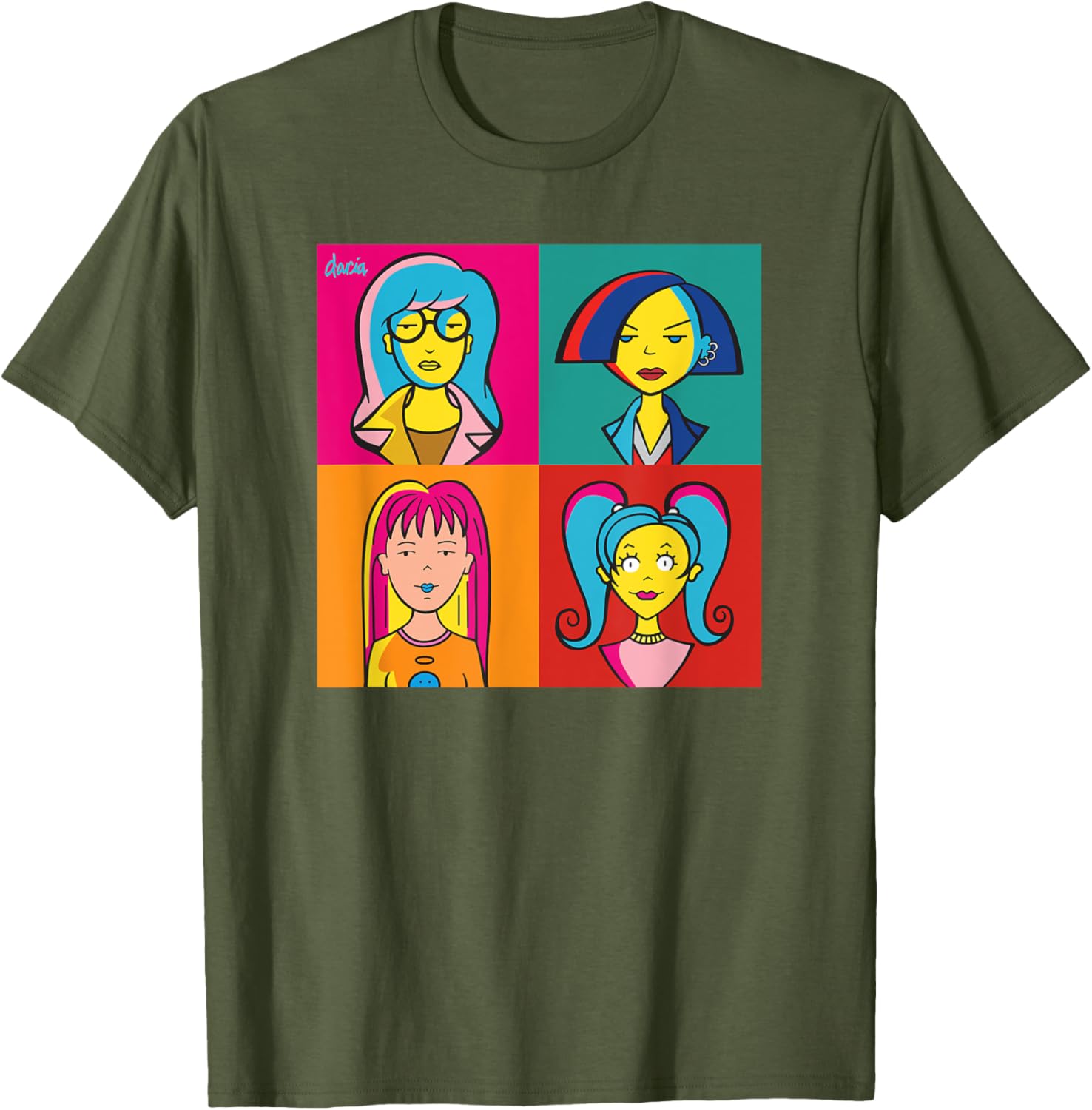 Mademark x Daria Ladies Pop Art T-Shirt - Fun Fashion for Every Occasion - 14
