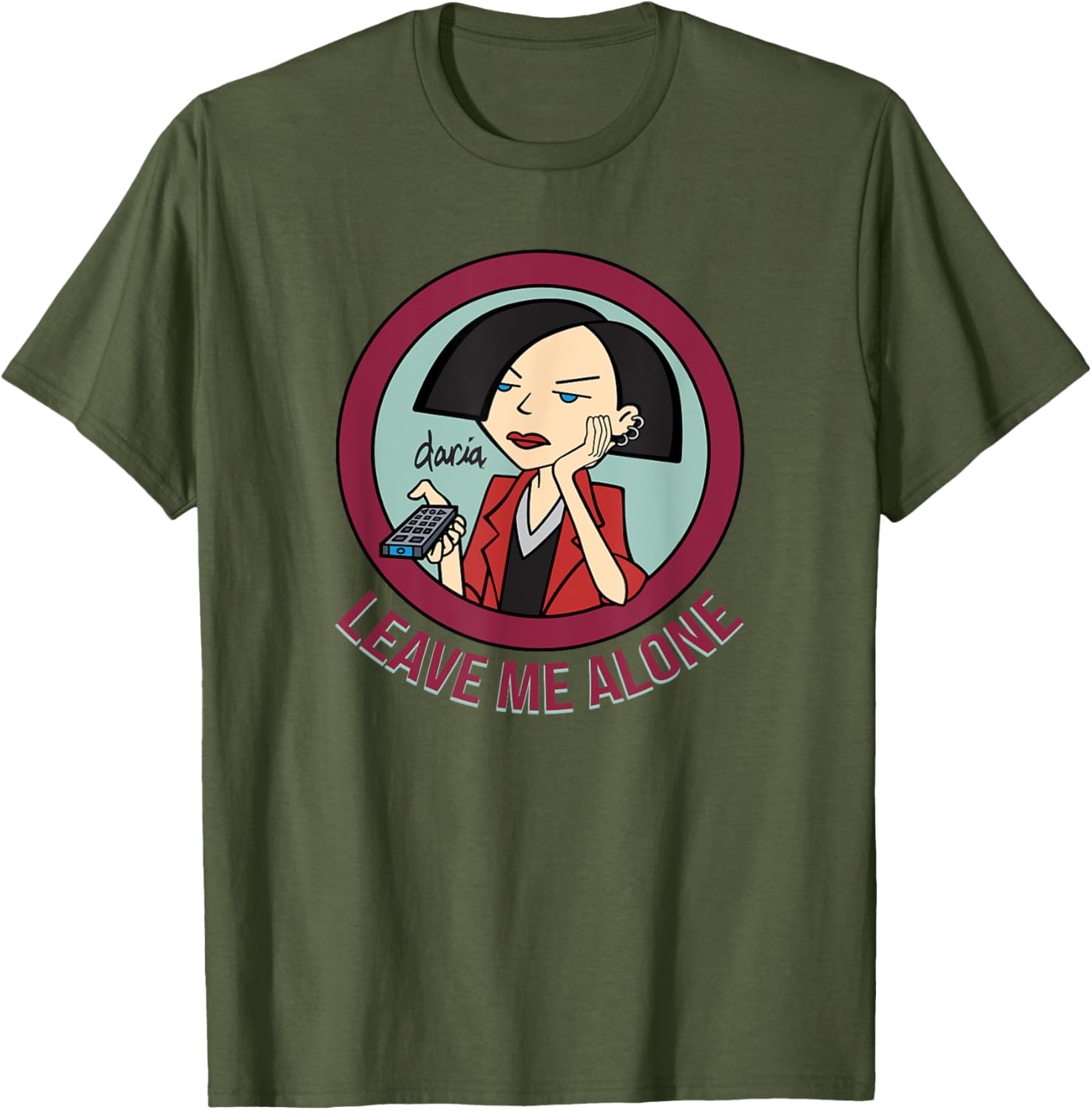 Mademark x Daria Leave Me Alone T-Shirt for Casual Cool Style - 2