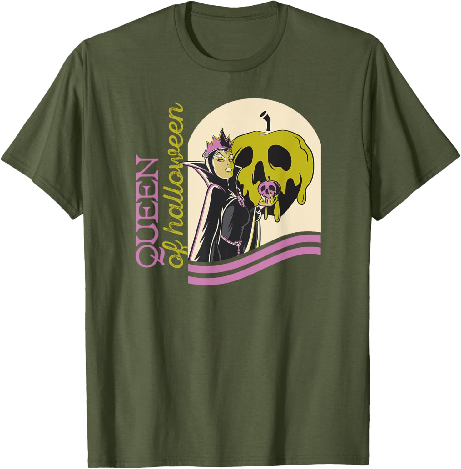 Amazon Essentials Men's Villains Evil Queen Halloween T-Shirt Black Small - 2