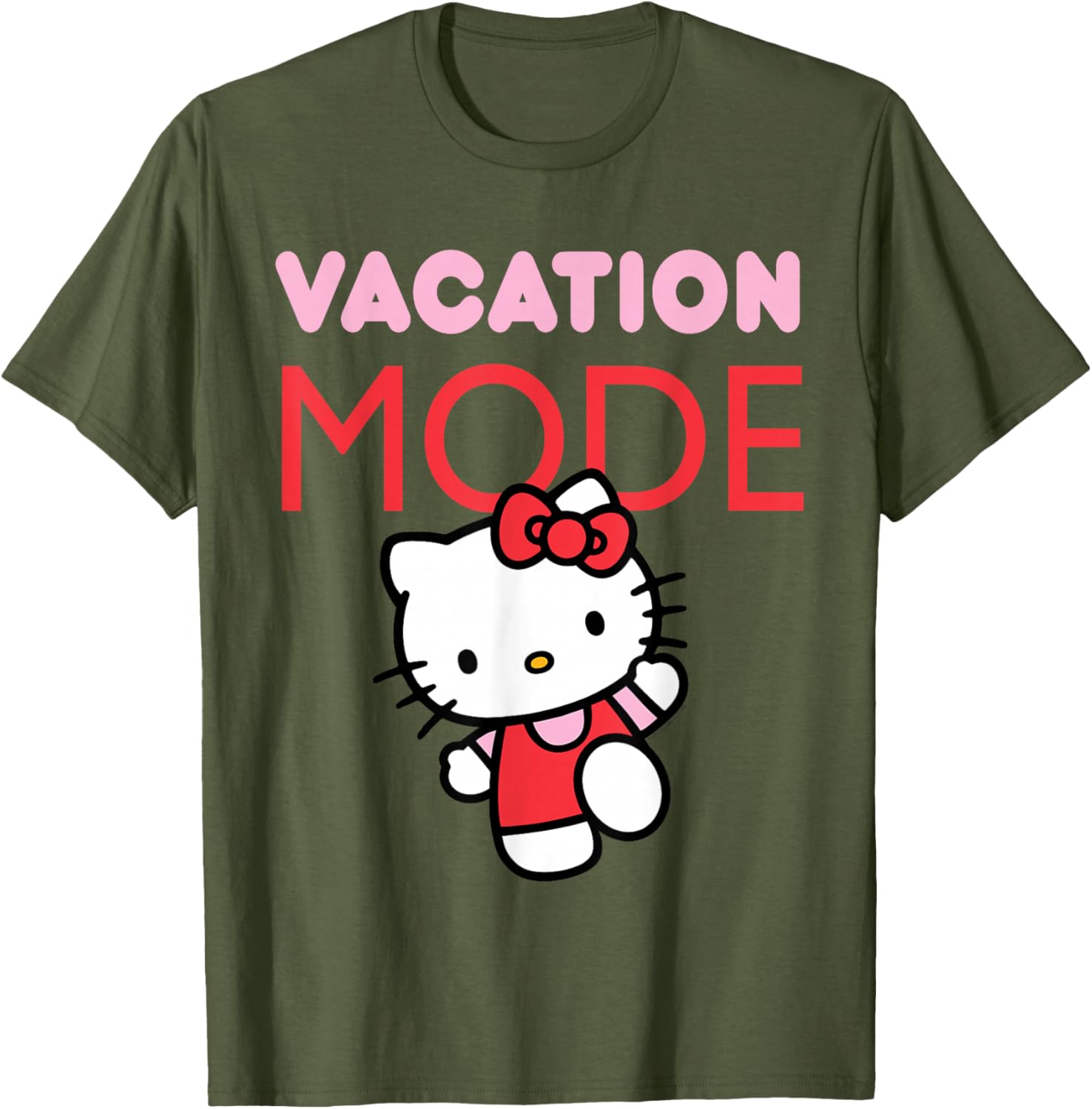 Hello Kitty Vacation Mode T-Shirt for Fun Summer Adventures - 19
