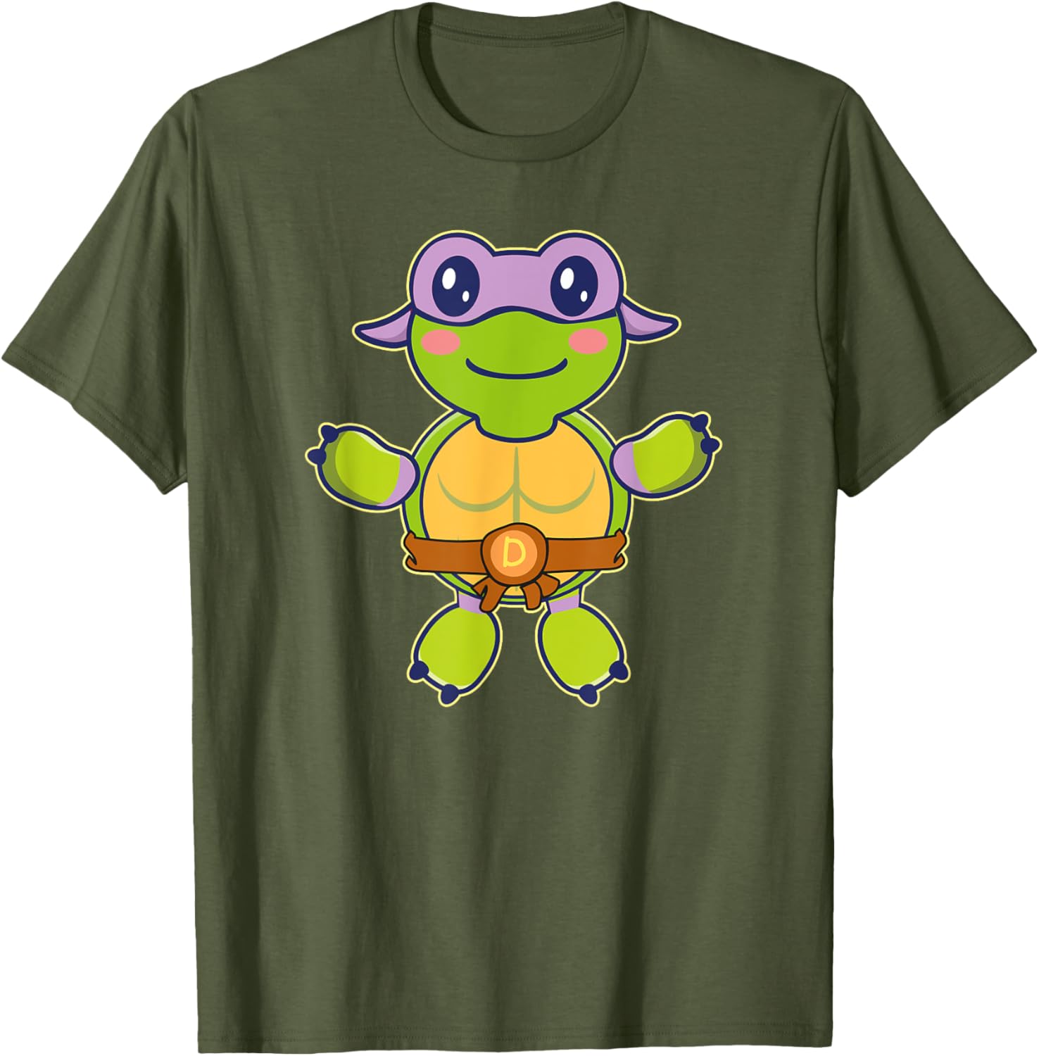 Mademark Teenage Mutant Ninja Turtles Baby Donatello T-Shirt for Kids - 8