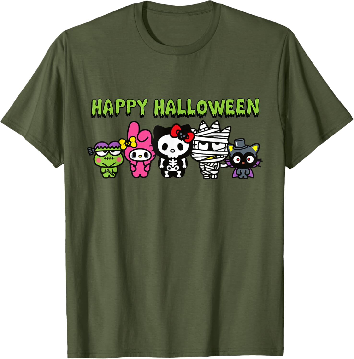 Adorable Hello Kitty Halloween T-Shirt for Kids and Adults - 9