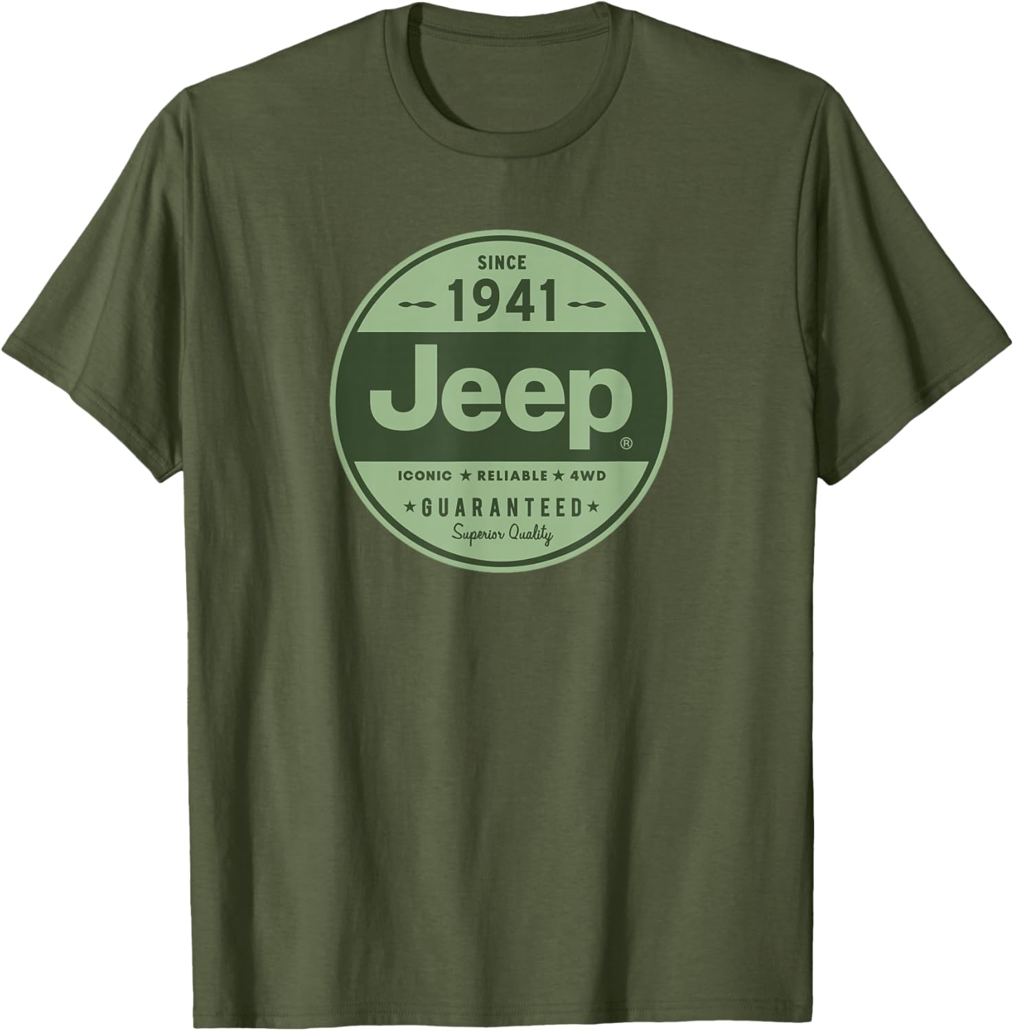 Jeep 1941 Vintage Logo T-Shirt Officially Licensed Apparel for Fans - 1
