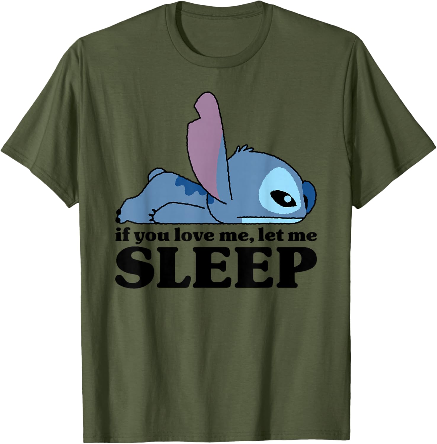 Lilo & Stitch Sleepy Stitch T-Shirt - Cute and Comfy Disney Apparel - 13
