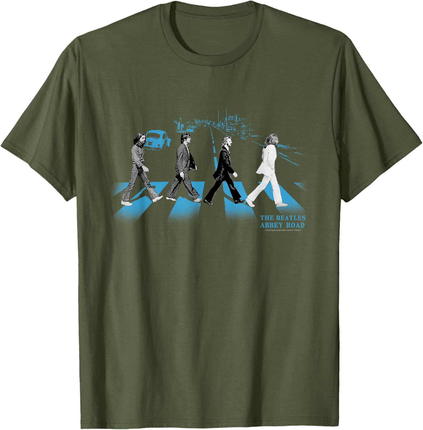 Beatles Abbey Road Street Blues T-Shirt - Stylish Music Apparel for Fans - 11