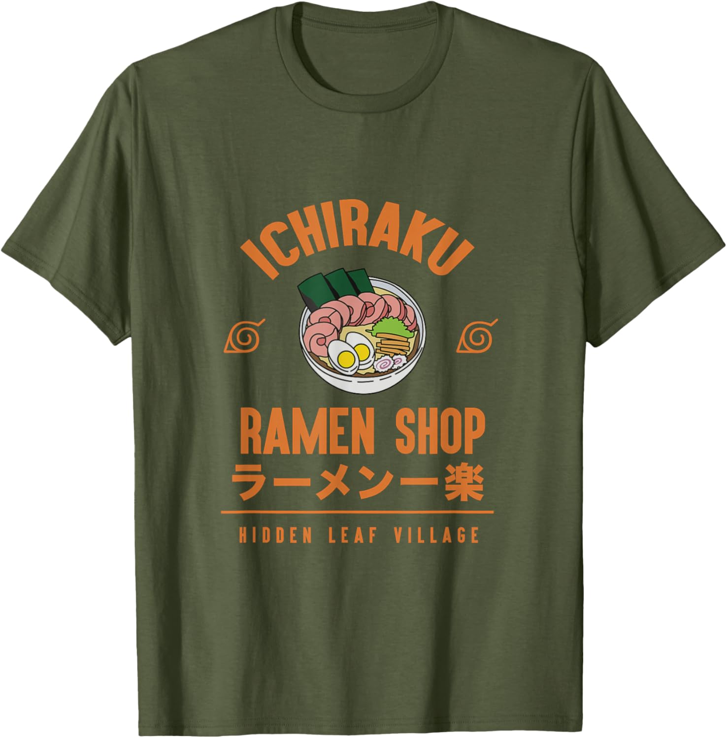 Naruto Shippuden Ramen Shop T-Shirt for Anime Fans and Food Lovers - 4