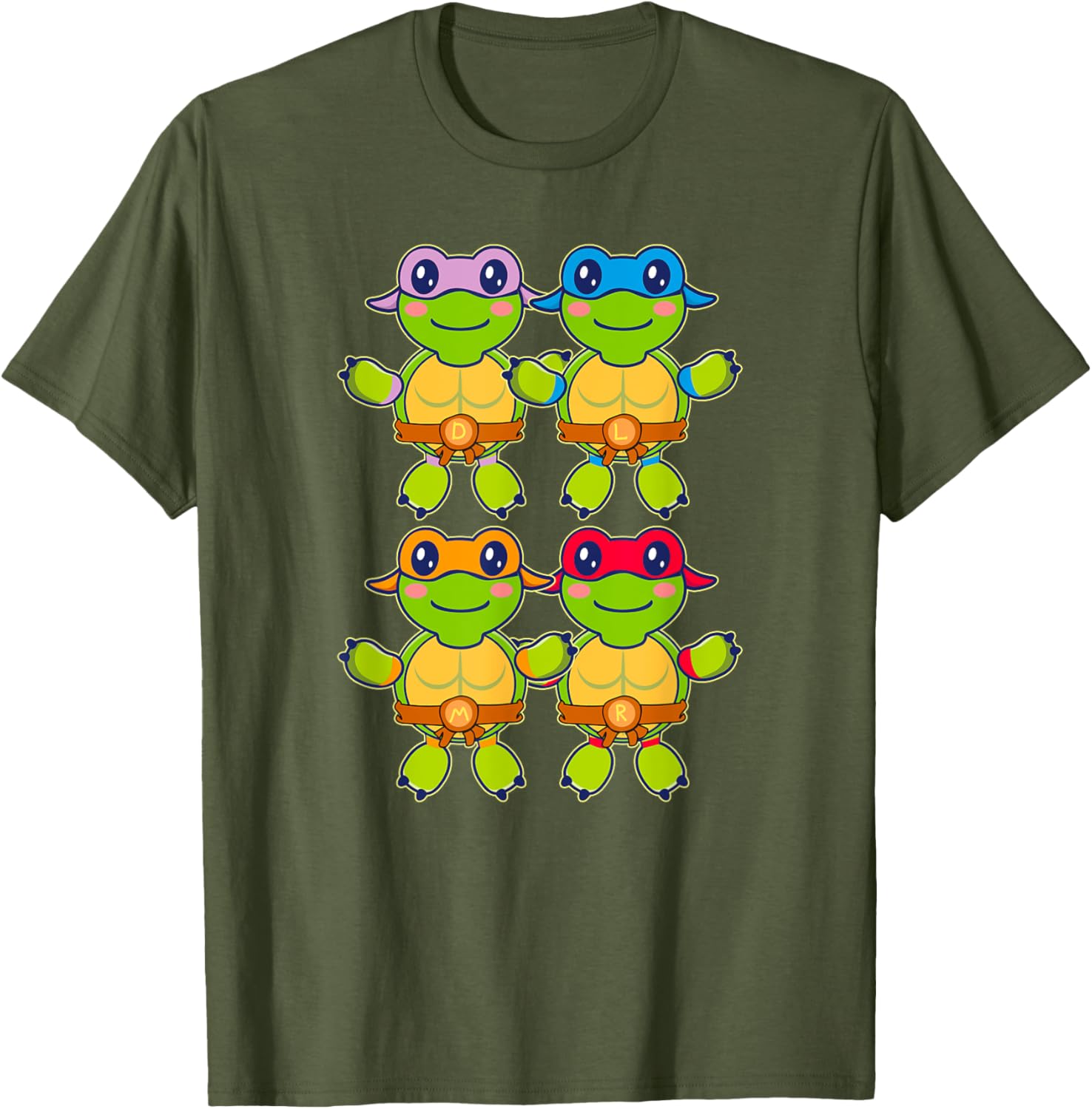 Cute TMNT Babies T-Shirt for Kids by Mademark - Stylish Fun Apparel - 6