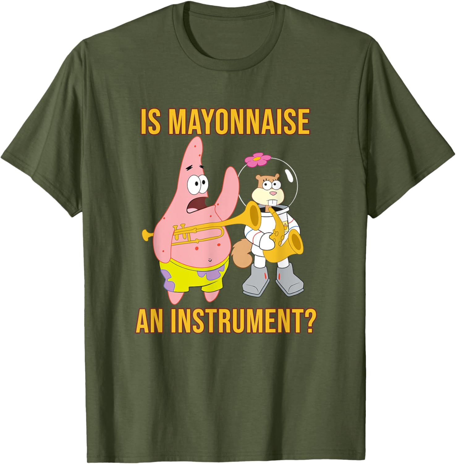 Mademark x SpongeBob SquarePants Mayonnaise Instrument T-Shirt for Fans - 6
