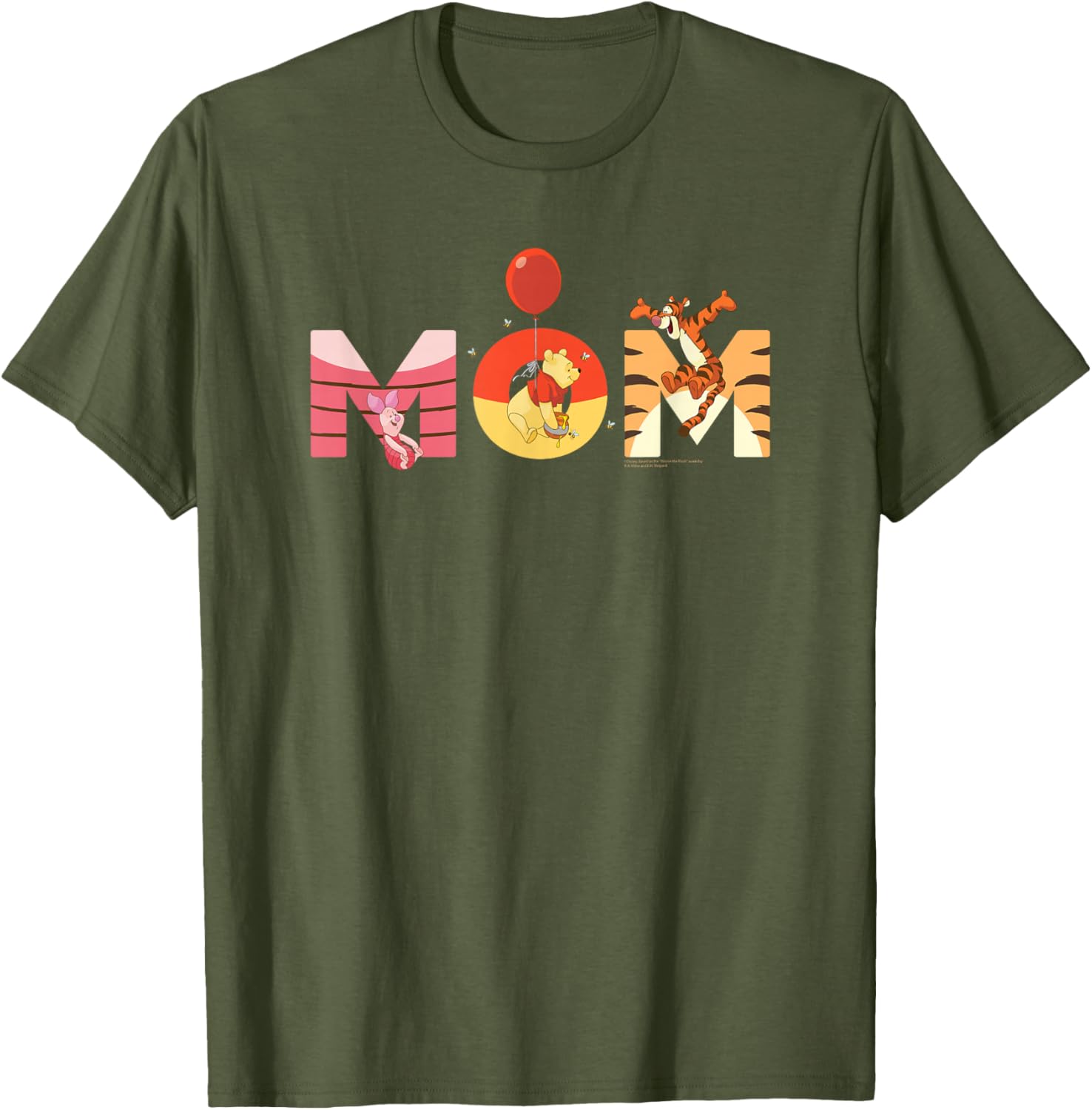 Disney Winnie the Pooh Mother's Day T-Shirt for Moms Birthday Gift - 11