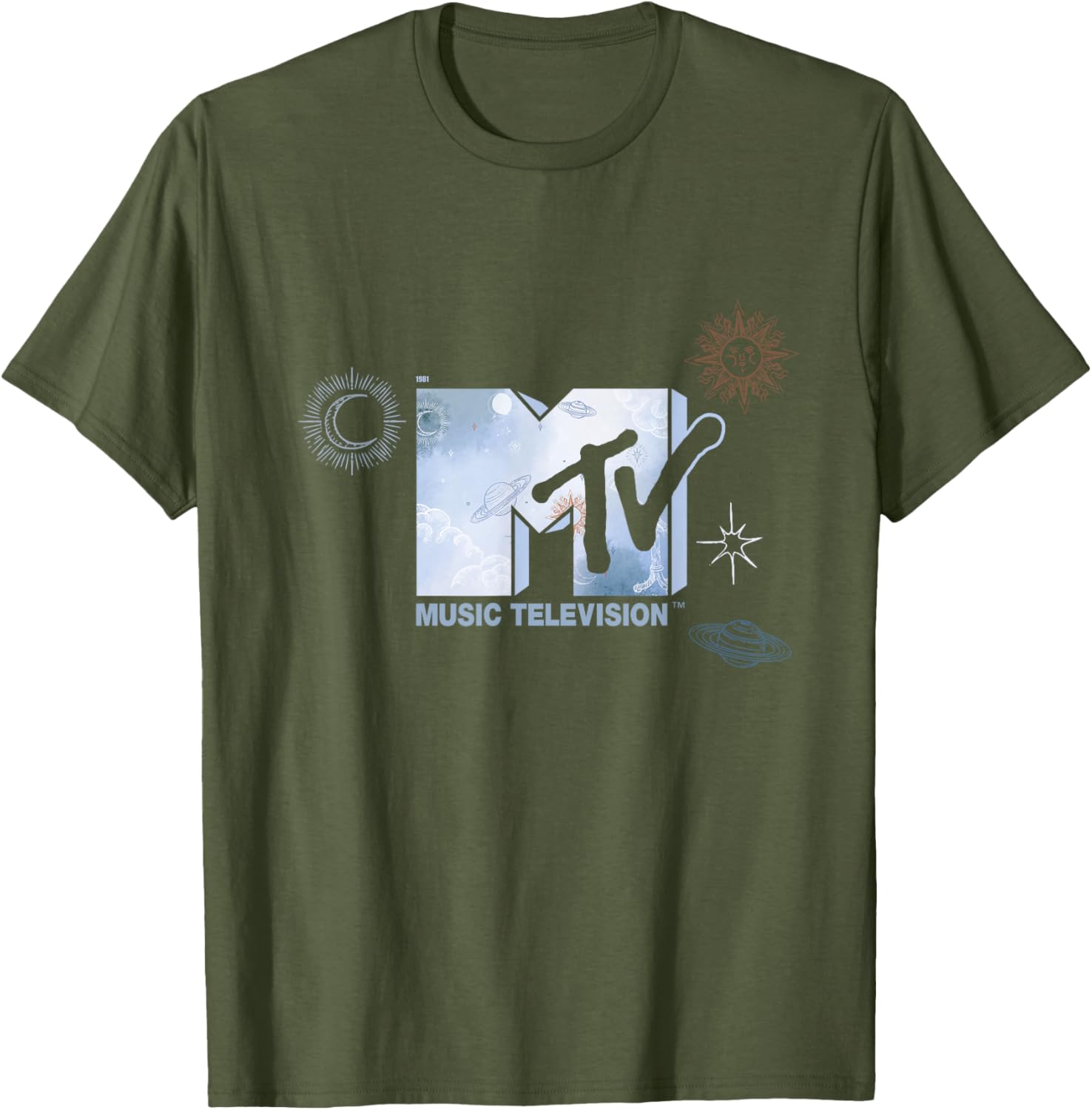 Mademark x MTV Official 1981 Hand Painted Sky T-Shirt for Music Lovers - 10