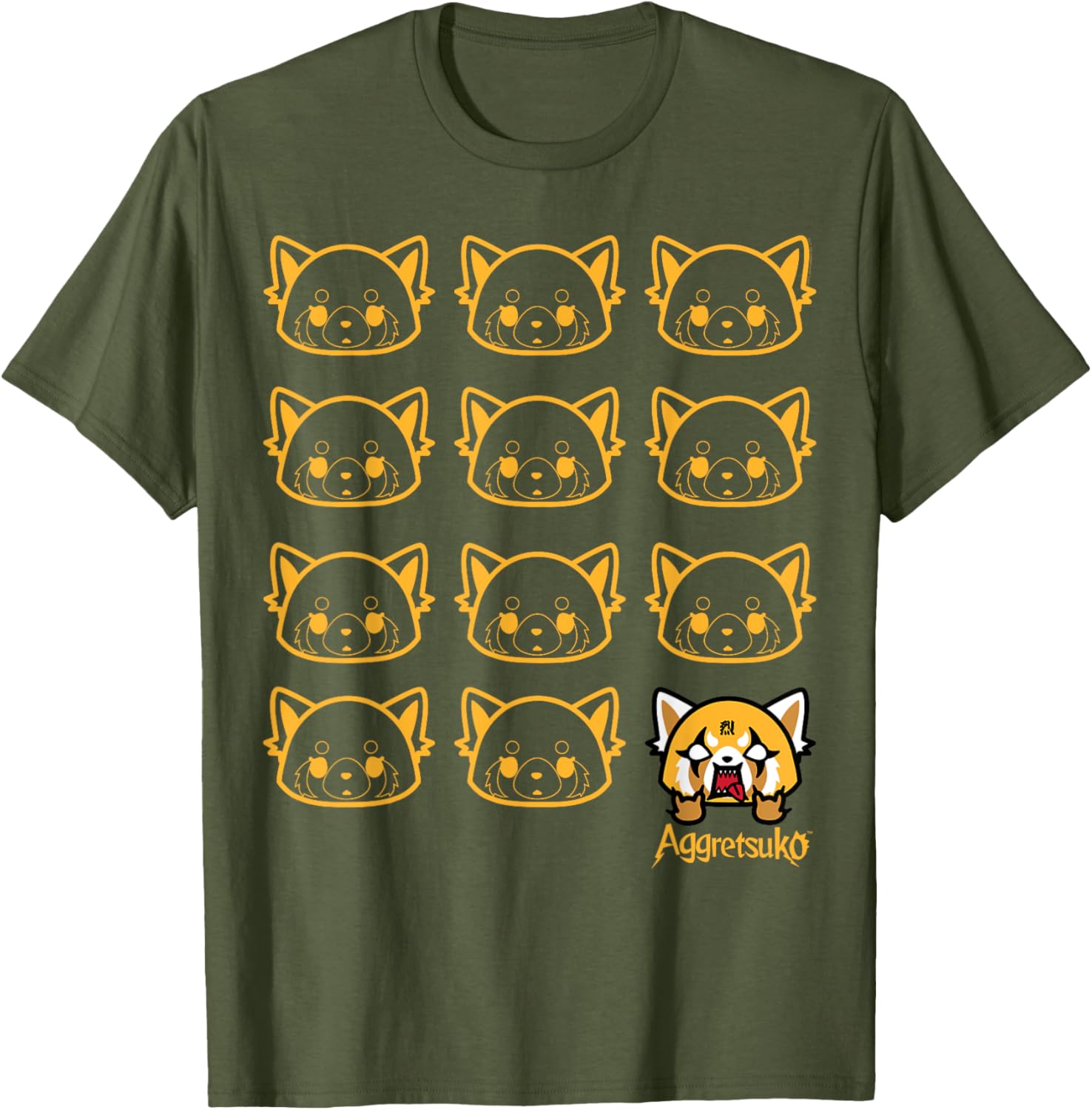 Aggretsuko Real T-Shirt for Fans – Comfortable Cartoon-themed Apparel - 2