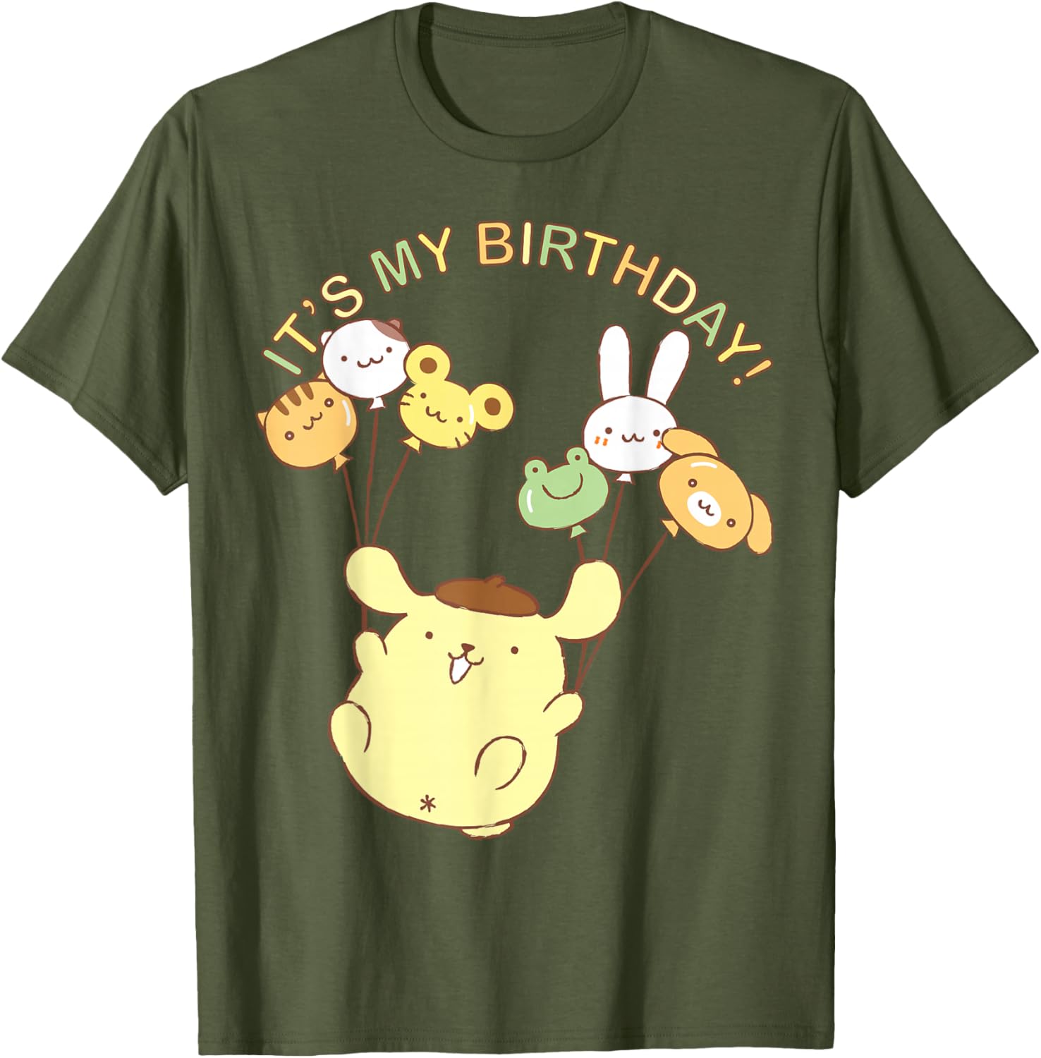 Pompompurin It's My Birthday T-Shirt Cute Design for Celebrations - 9