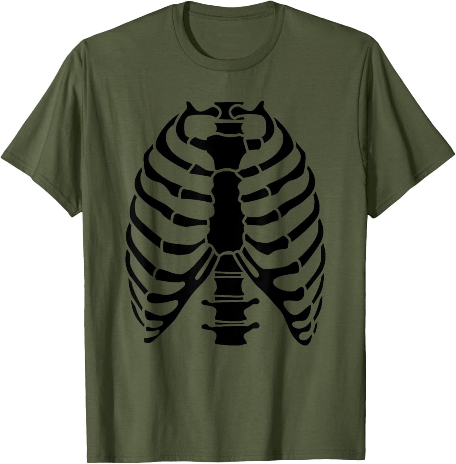Skeleton Rib Cage Halloween Costume T-Shirt for Fun Celebrations - 4
