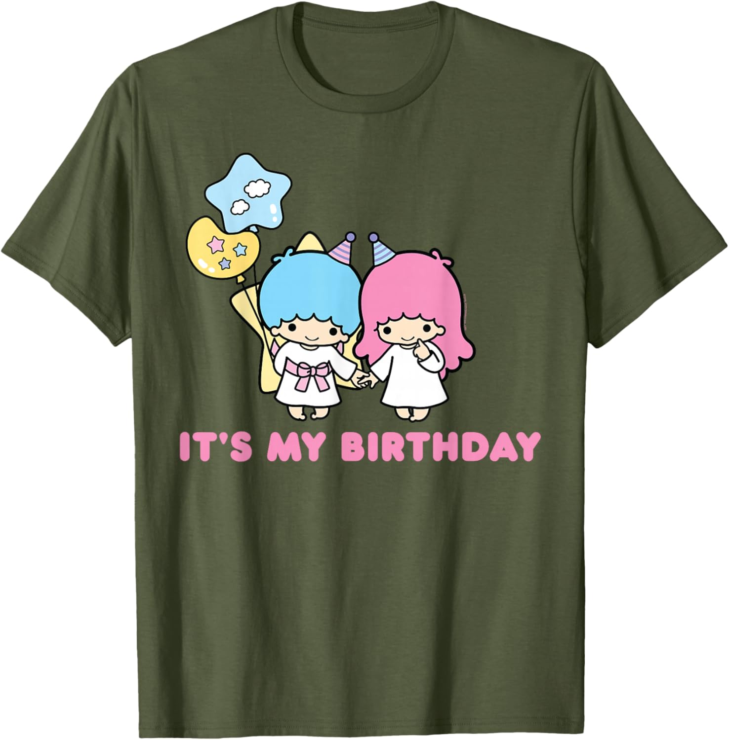 Little Twin Stars Birthday T-Shirt for Kids – Fun and Colorful Design - 9