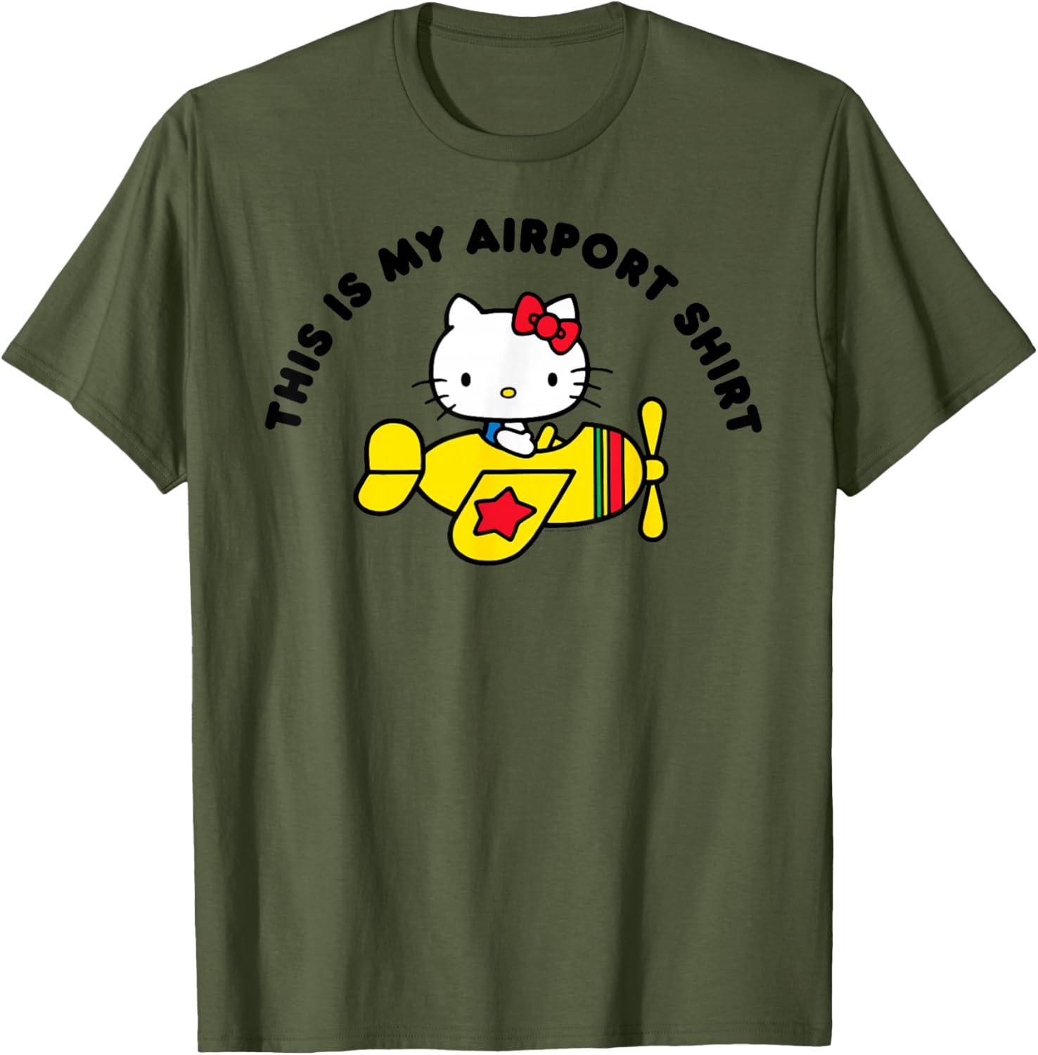Hello Kitty Airport Tee Shirt Cute Graphic Top for Fans and Travel Lovers - 18