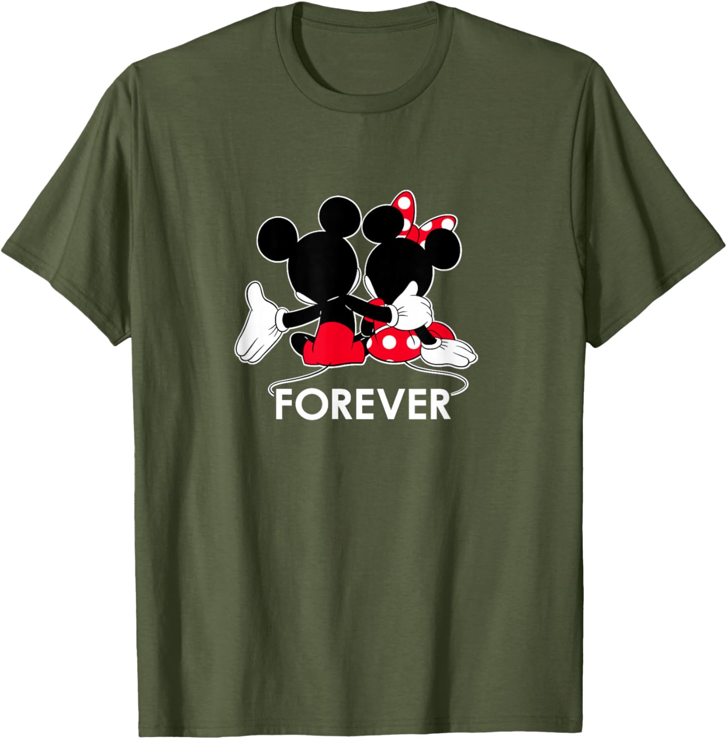 Disney Mickey and Minnie Mouse Silhouette Forever T-Shirt for All Ages - 6