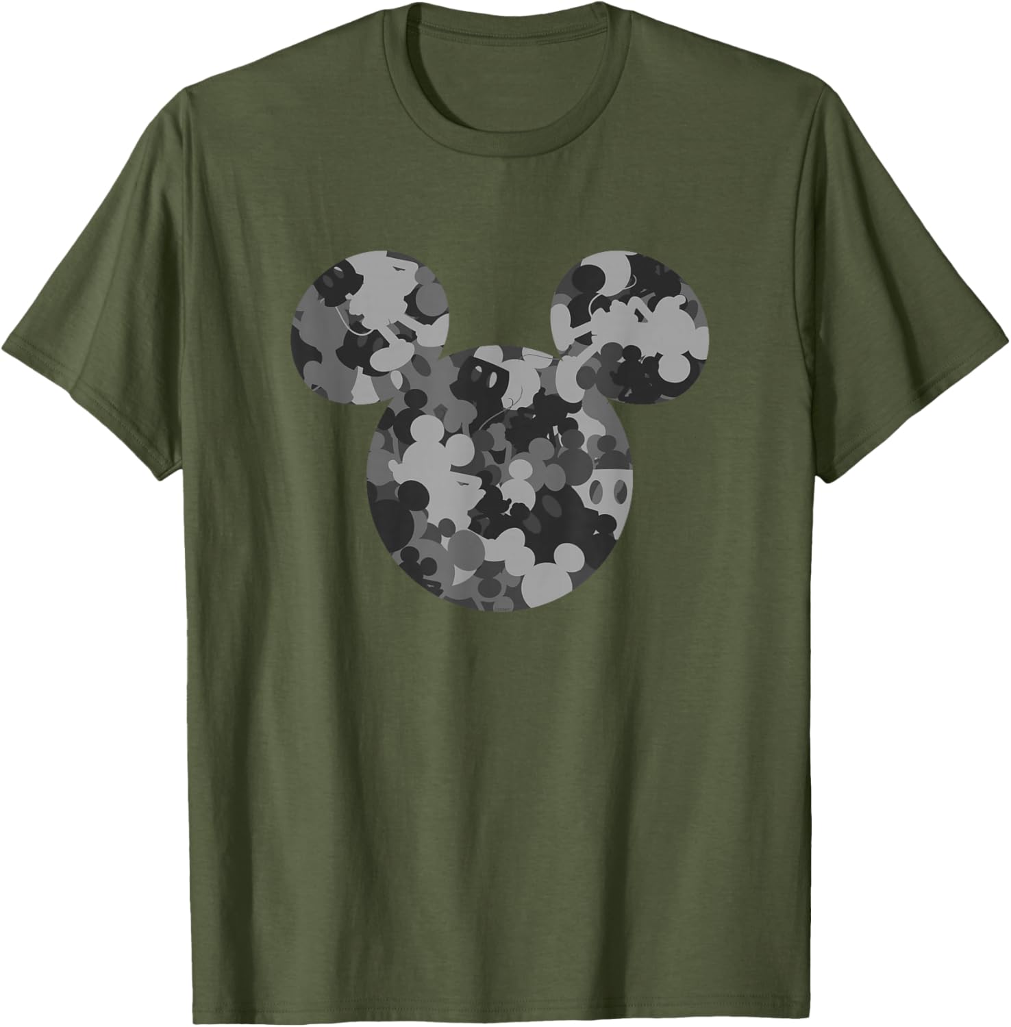 Disney Mickey Mouse Camo Gray T-Shirt for Fun and Stylish Kids - 4