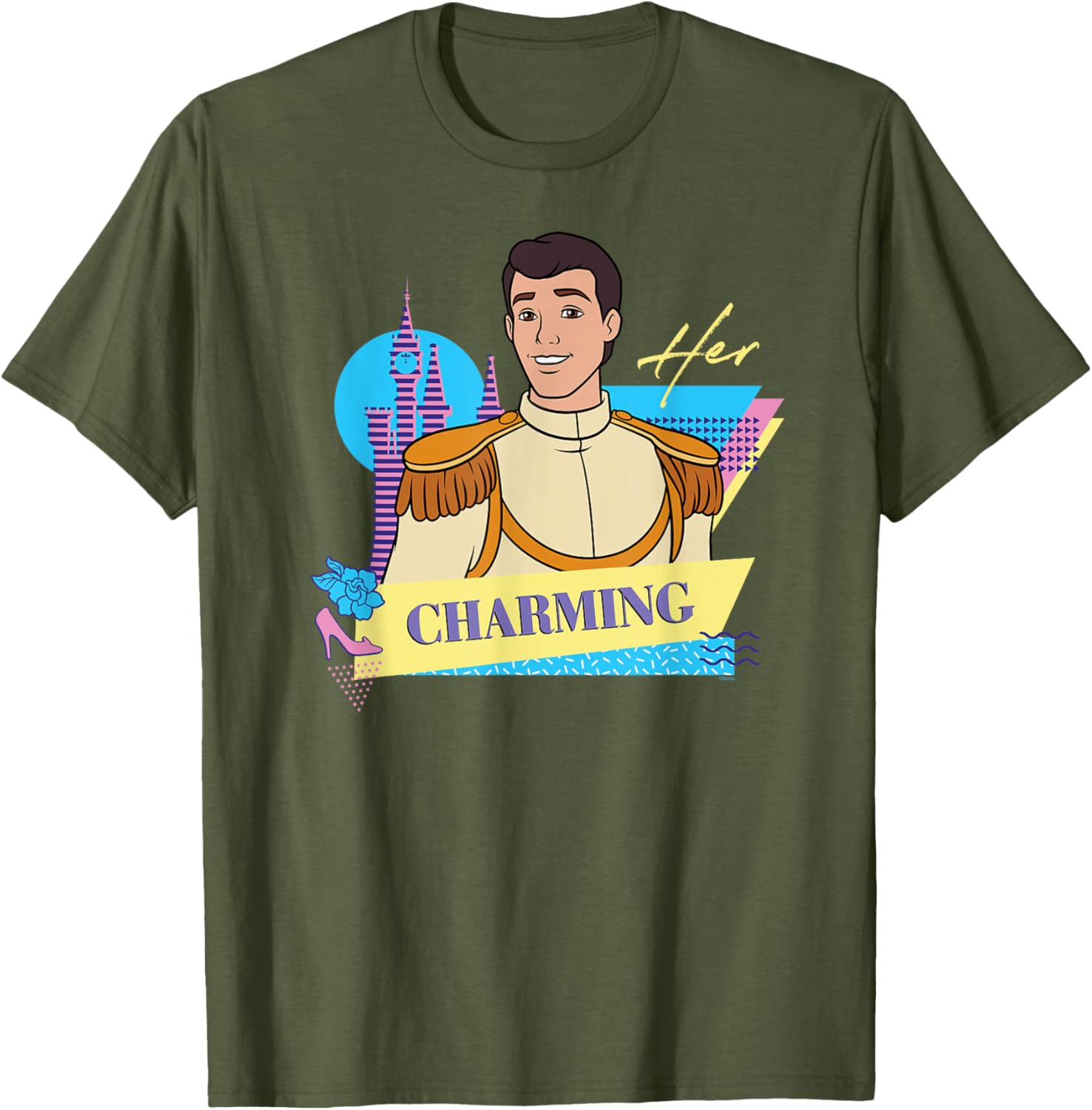 Disney Cinderella Matching T-Shirts for Couples - Her Prince Charming Style - 5