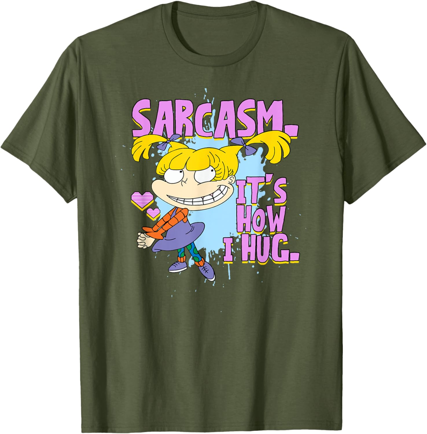Mademark x Rugrats Angelica Sarcasm T-Shirt for Fun-Loving Fans - 12