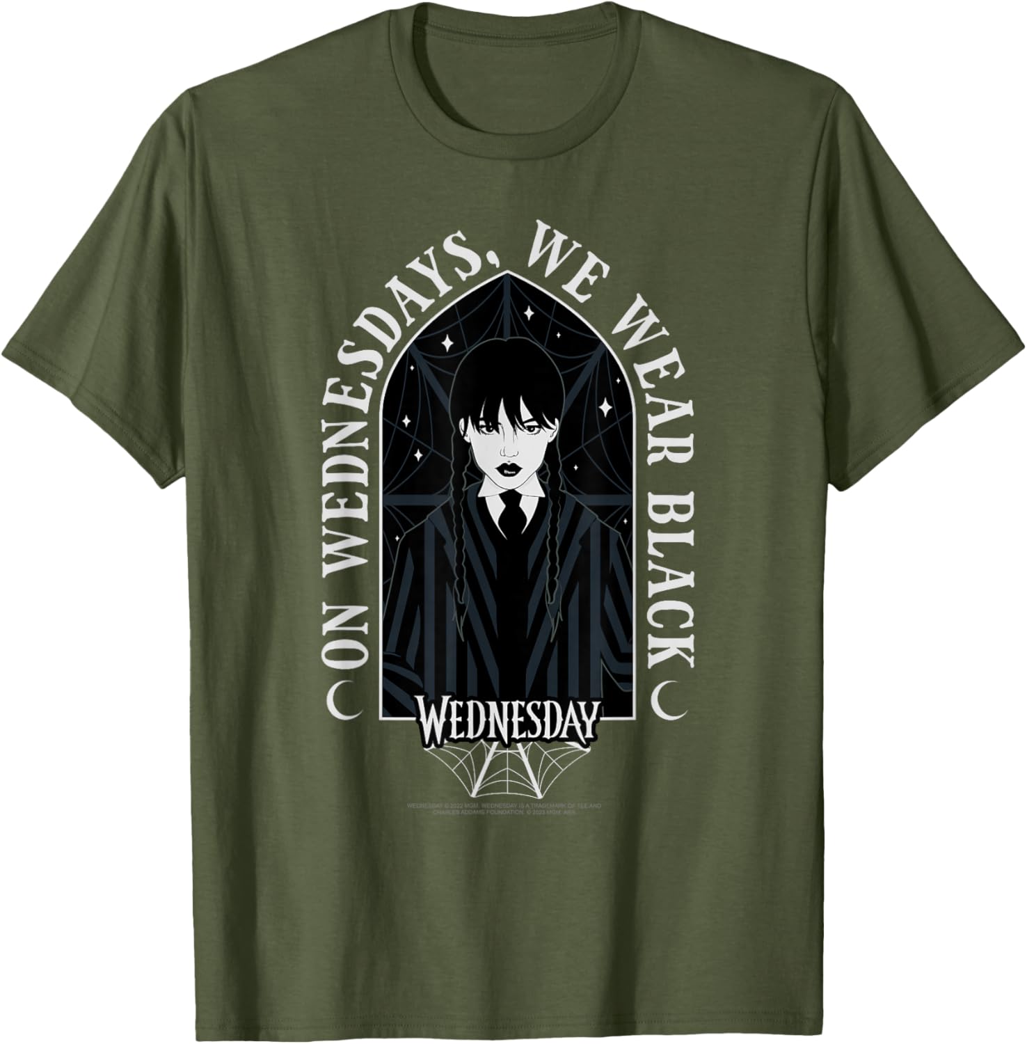 Wednesday On Wednesdays We Wear Black Goth T-Shirt for Stylish Looks - 4