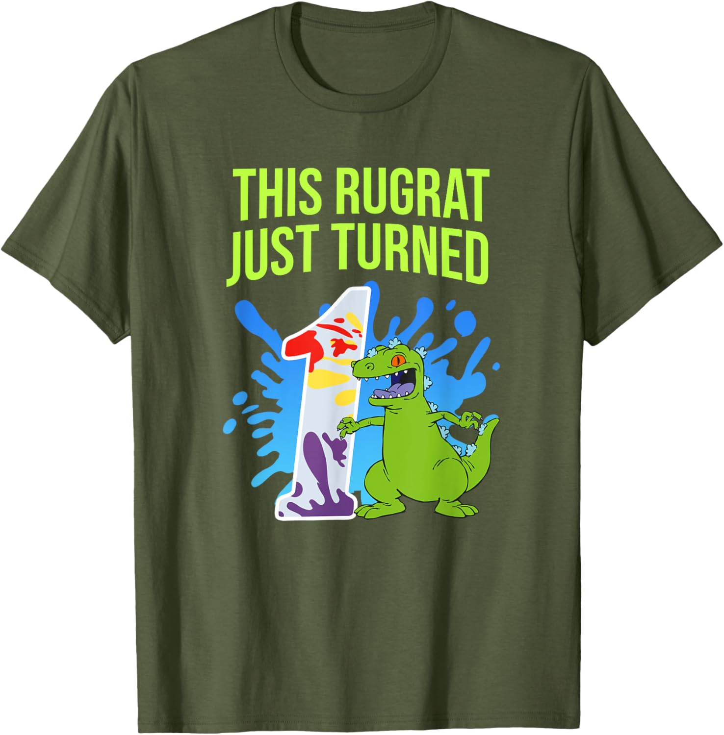 Mademark x Rugrats 1st Birthday T-Shirt for Kids Fun Celebration Wear - 1