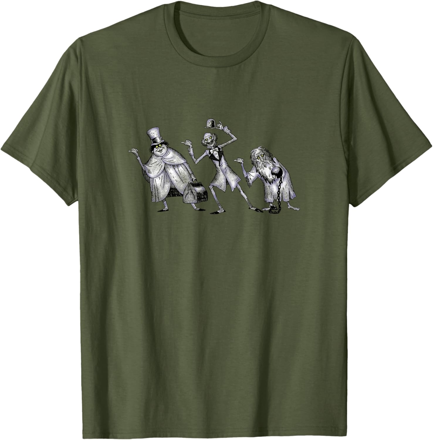 Haunted Mansion Hitchhiking Ghosts T-Shirt Fun Apparel for Fans - 3