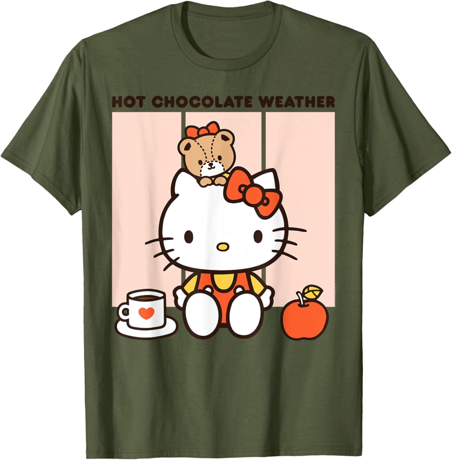 Hello Kitty Hot Chocolate Weather T-Shirt for Cozy Winter Style - 17