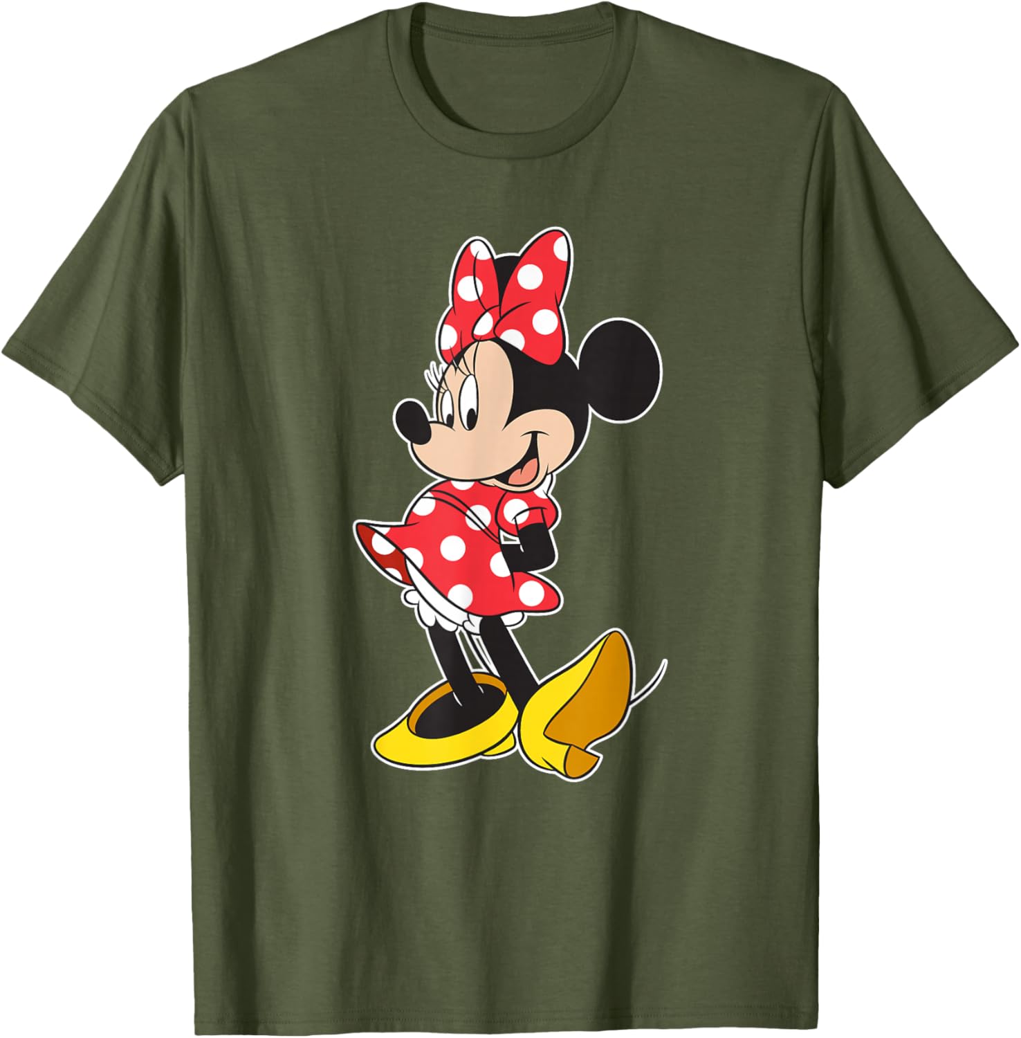 Cute Disney Minnie Mouse Classic Pose T-Shirt for Kids and Adults - 23