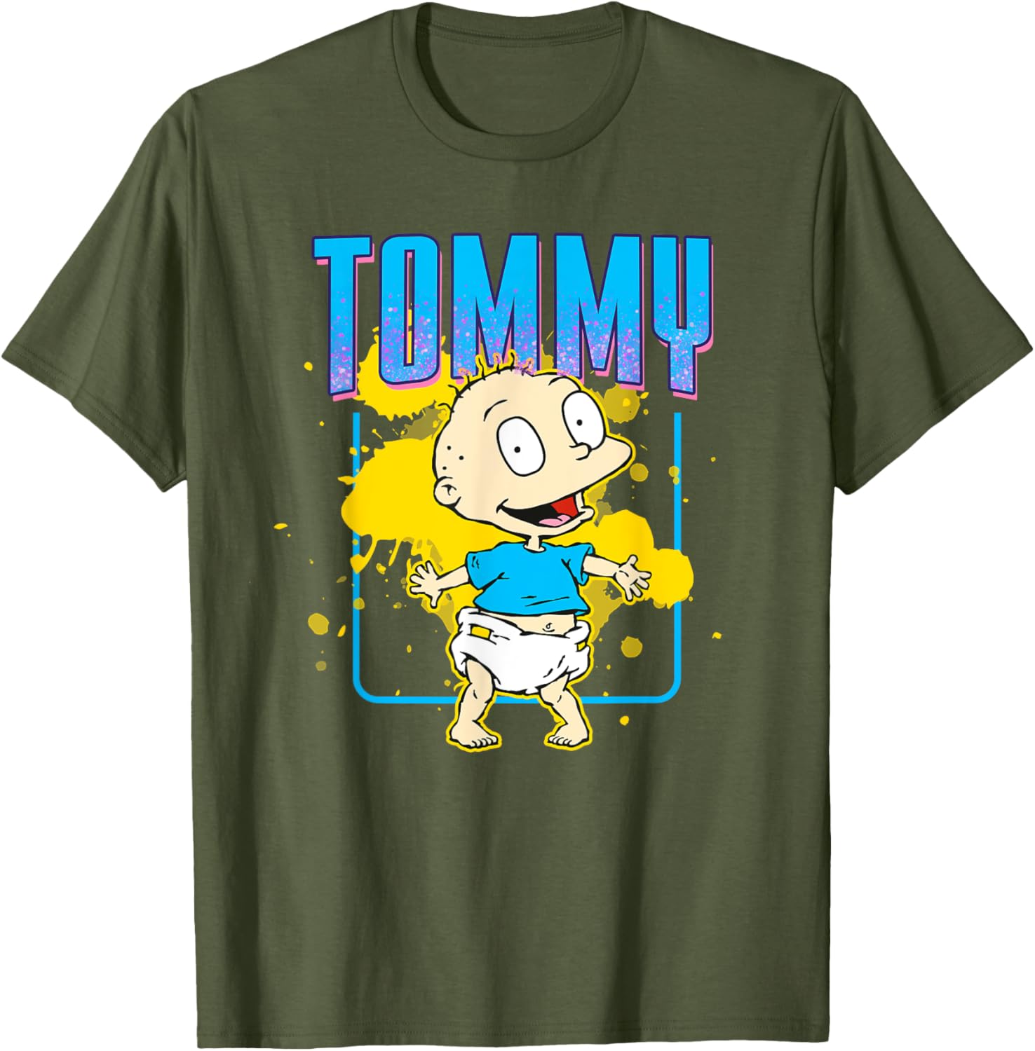 Mademark Rugrats Tommy Pickles T-Shirt Fun Graphic Tee for Kids and Adults - 1