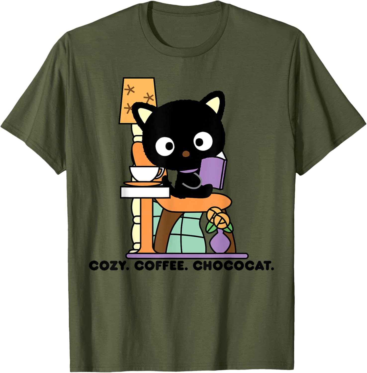 Chococat Cozy Coffee Cafe T-Shirt for Everyone - Fun & Stylish Design - 6